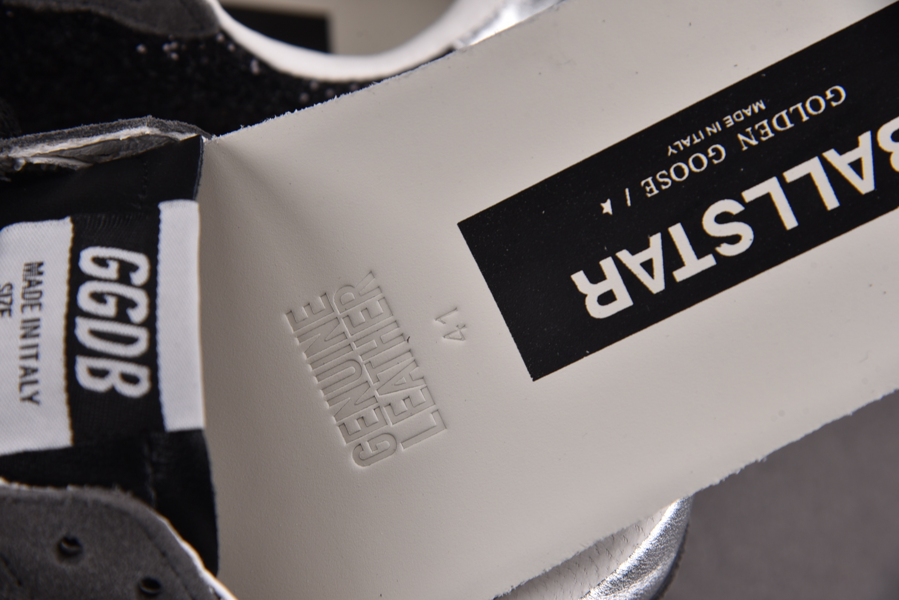Golden Goose Ball Star 灰黑白  #YZ00636-46