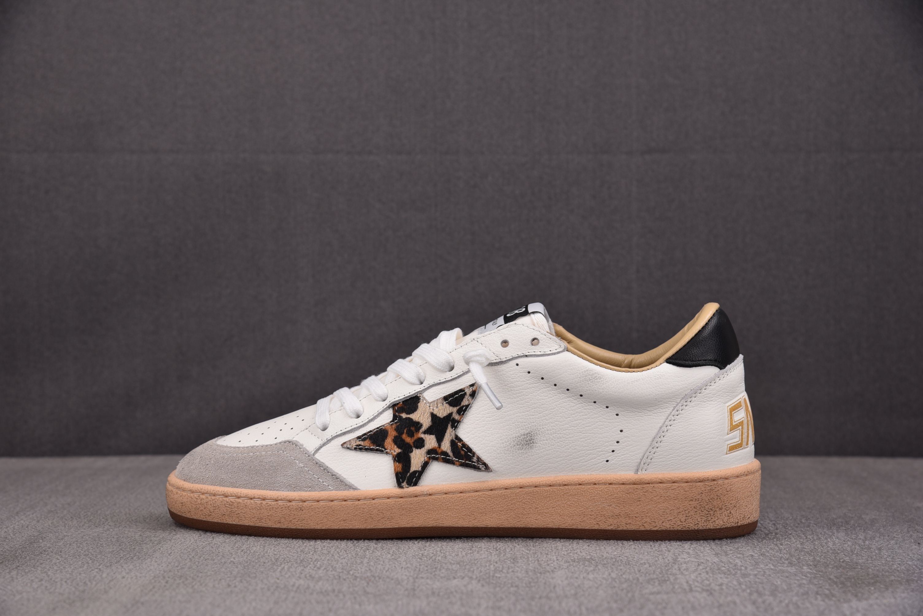 Golden Goose Ball Star 白棕 豹纹星  #YZ00636-46