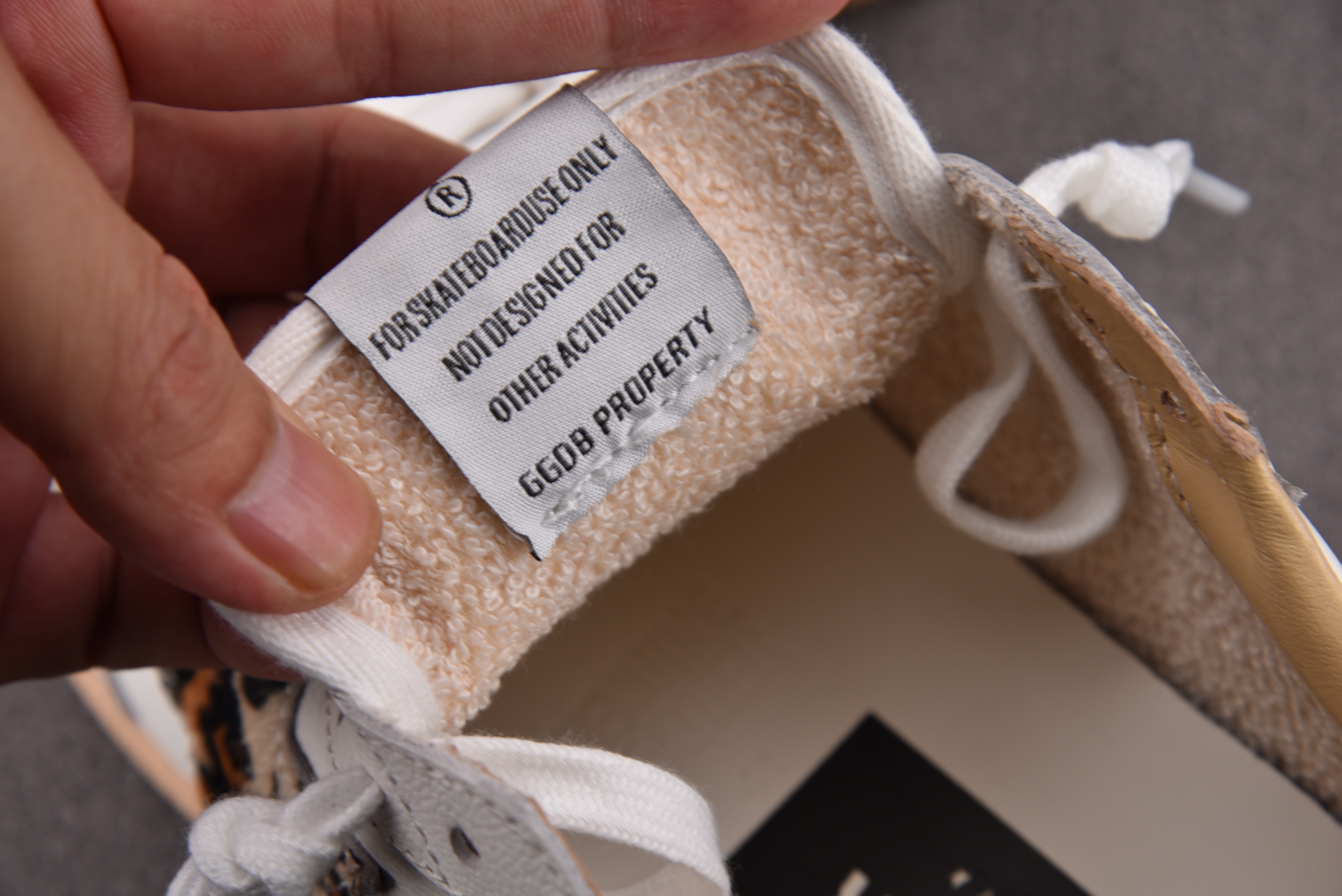 Golden Goose Ball Star 白棕 豹纹星  #YZ00636-46