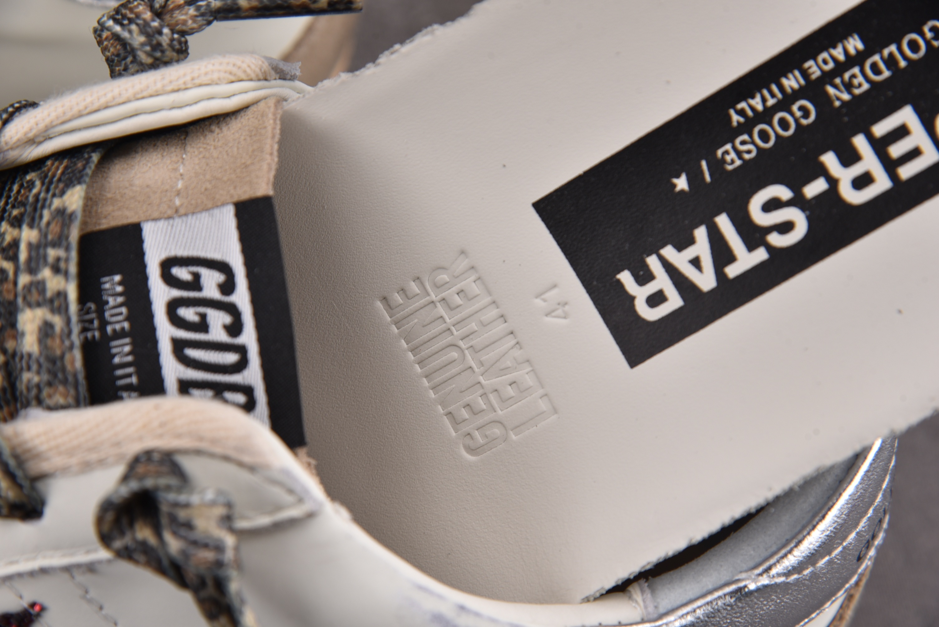 Golden Goose Ball Star 白色 红星  #YZ00636-46