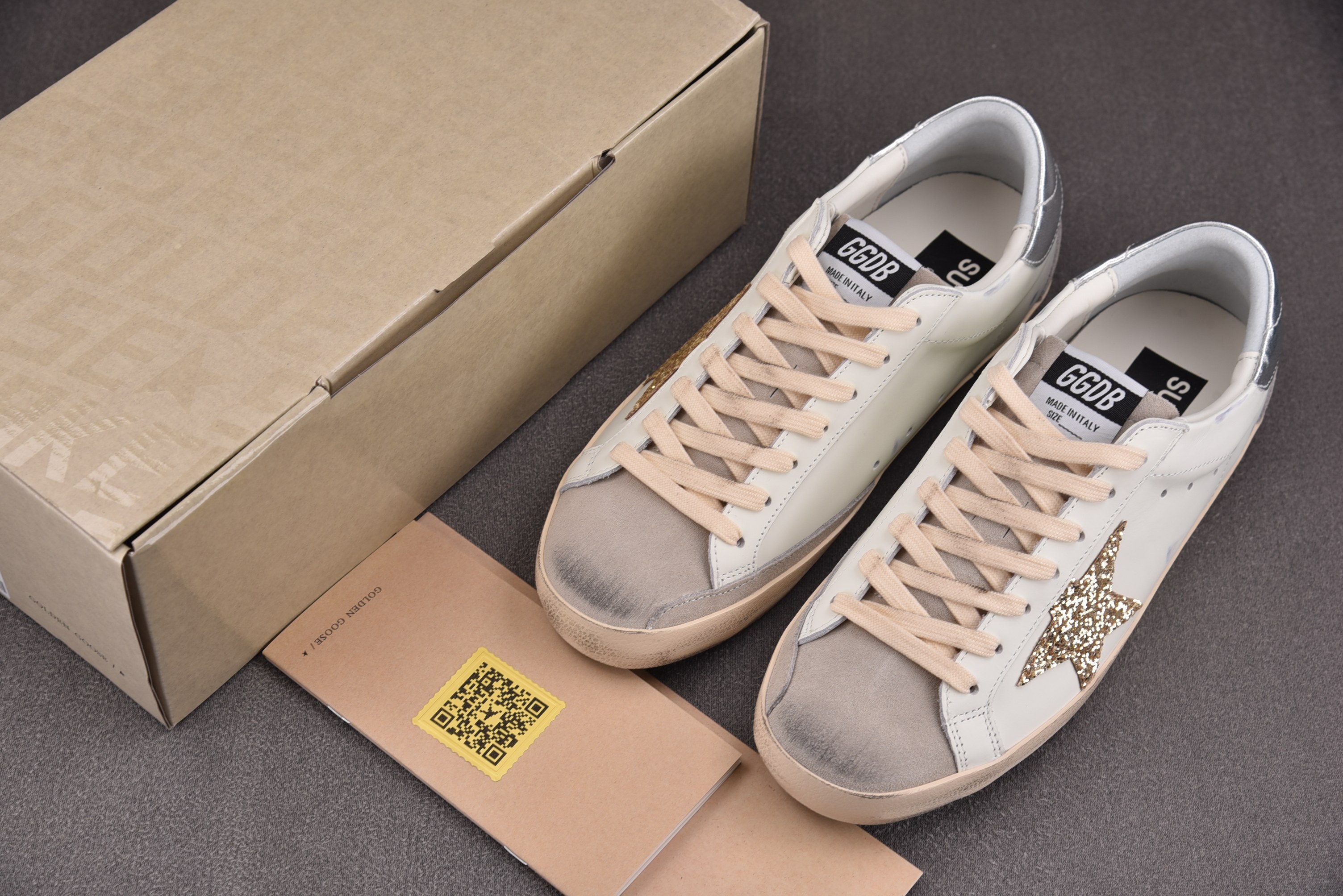 Golden Goose Ball Star 粉白 金星  #YZ00636-46