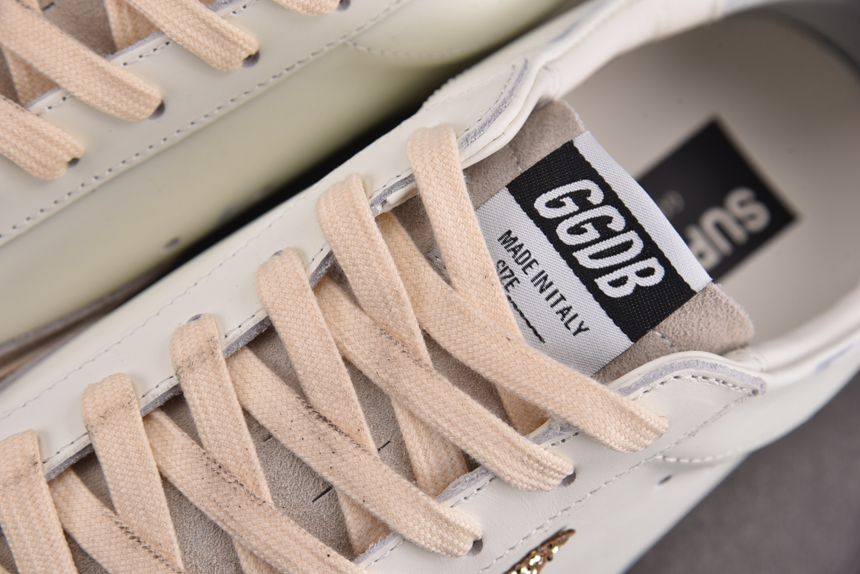 Golden Goose Ball Star 粉白 金星  #YZ00636-46