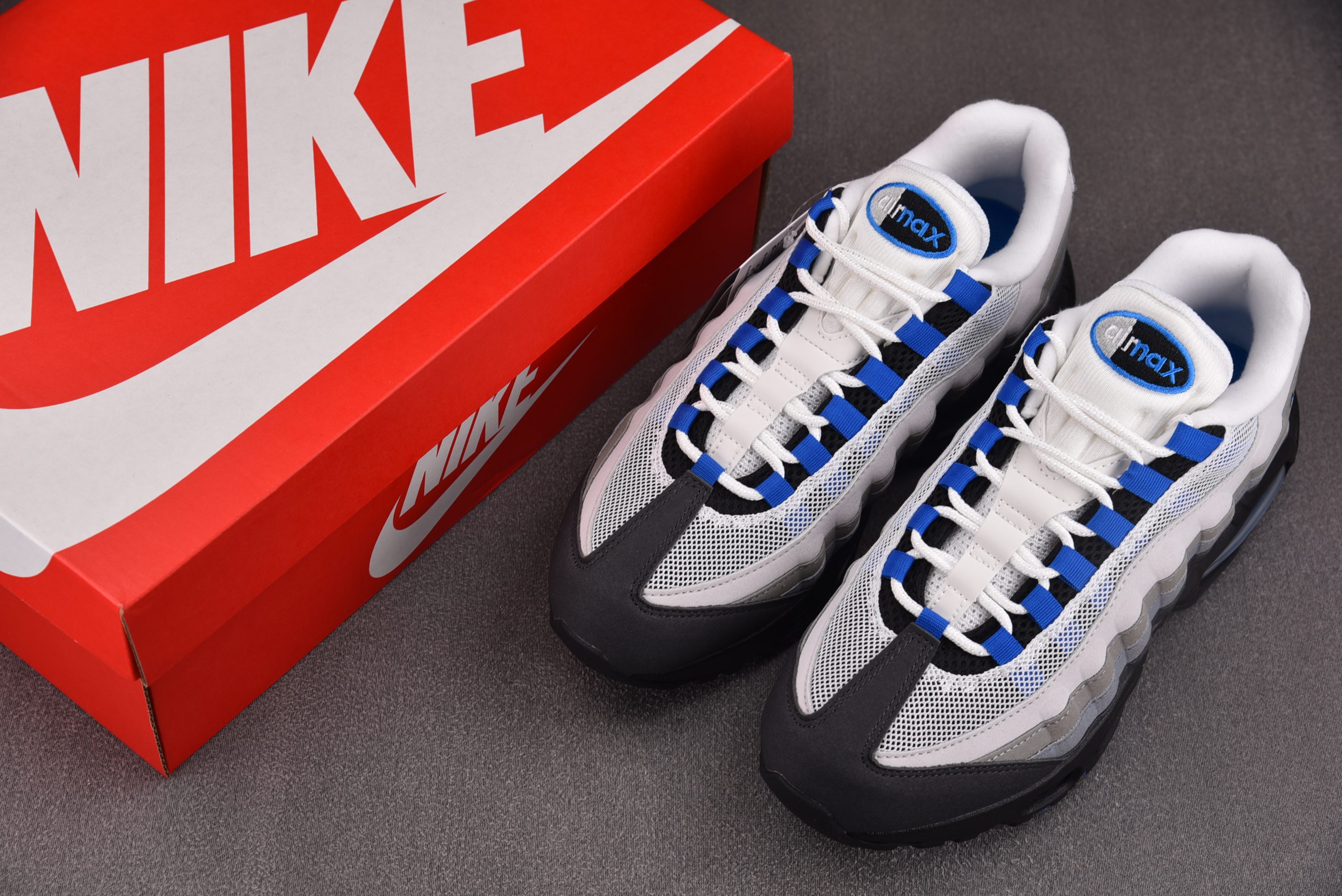 NK Air Max 95 OG Blue Spark 白蓝灰 IM7410-100 #YZ001-14