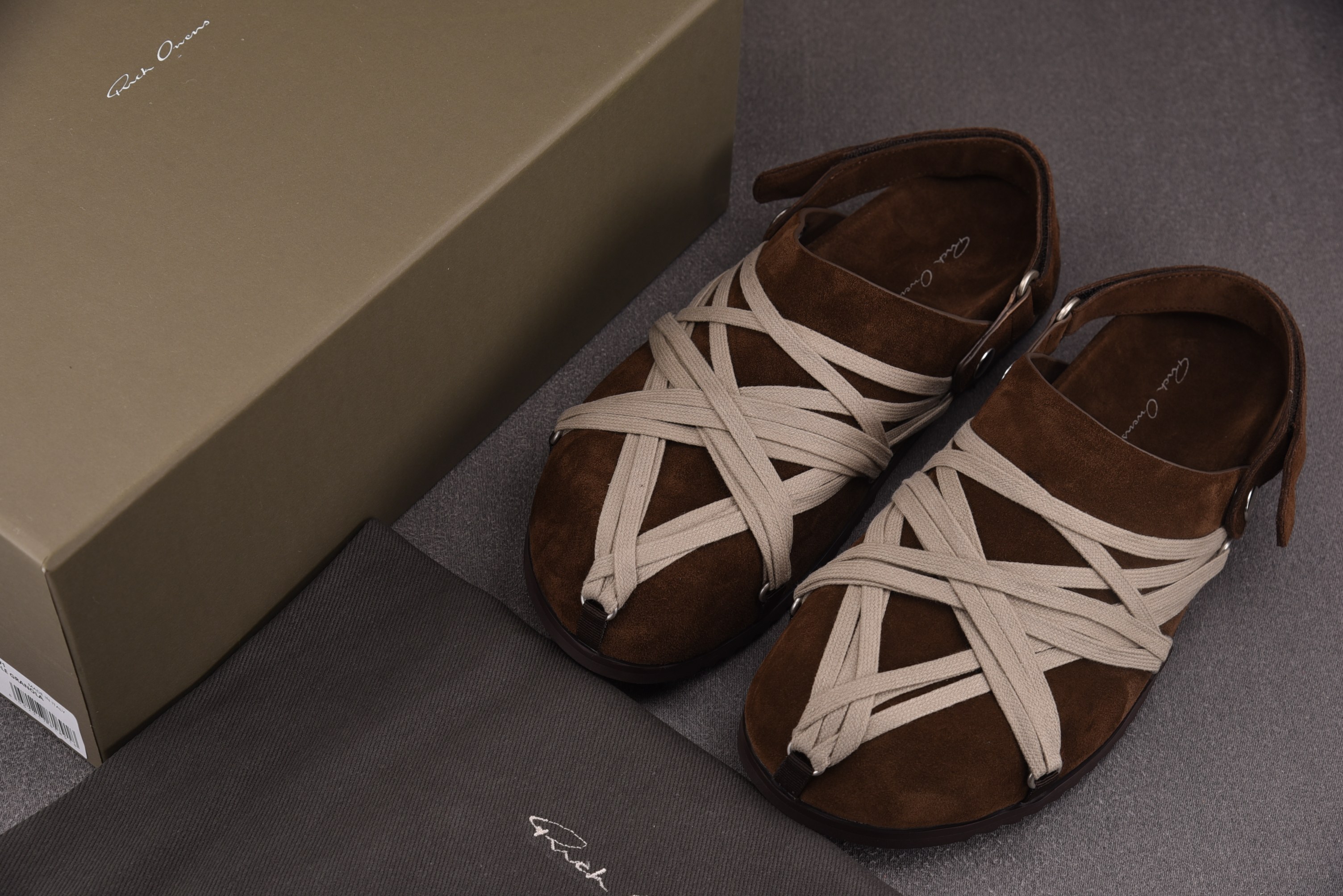 RICK OWENS RO Megalace 棕色36-46