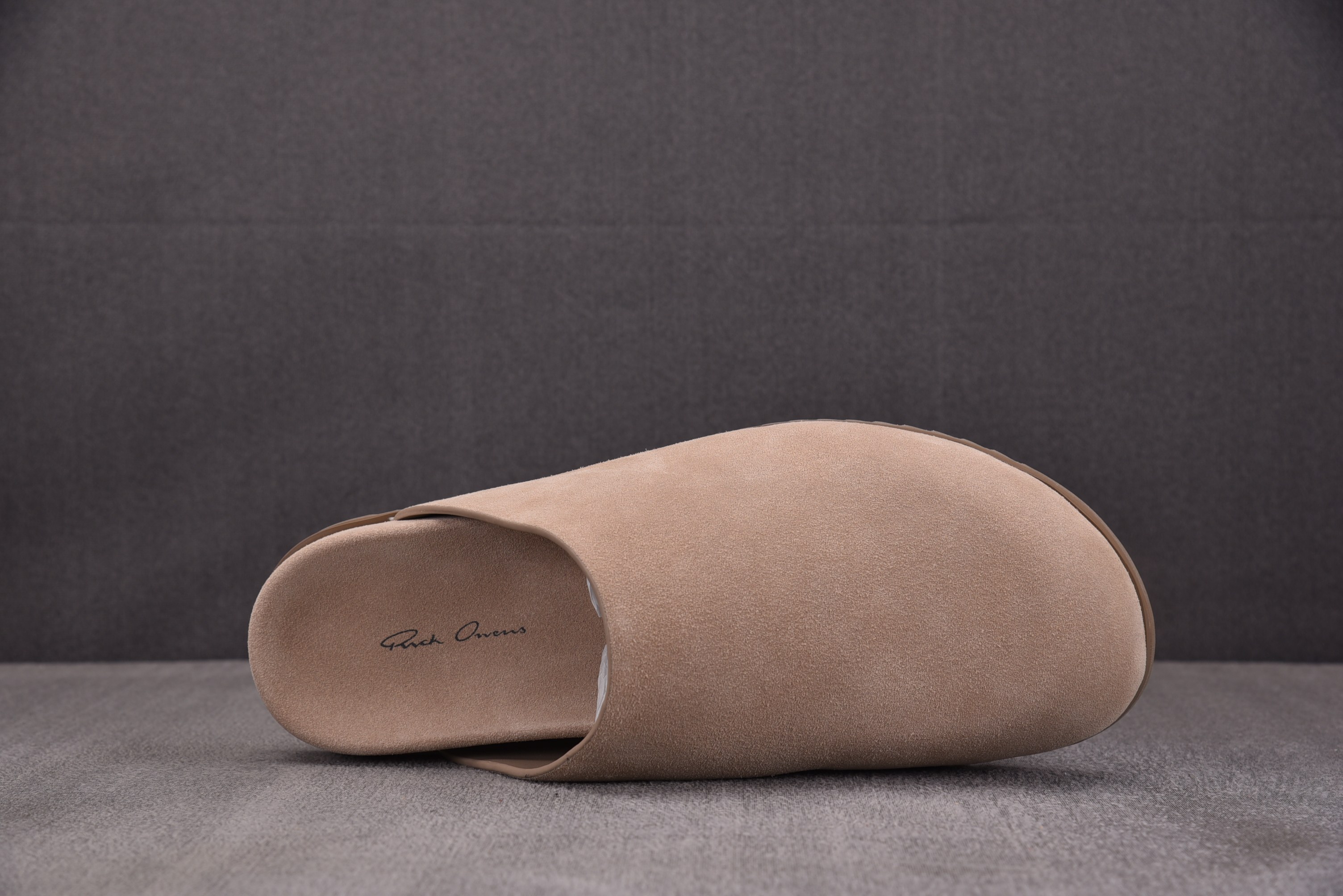 RICK OWENS RO 穆勒包头拖鞋 棕色36-46