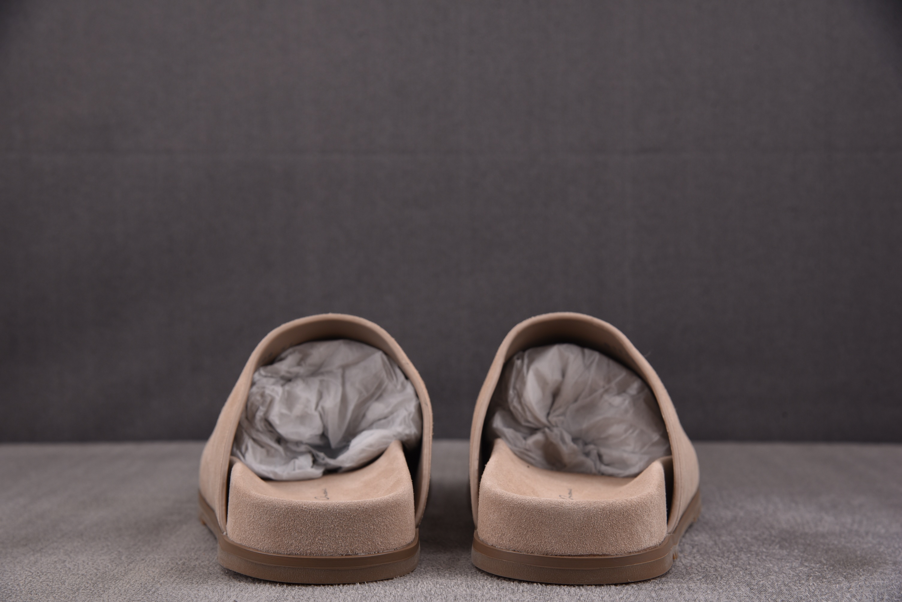 RICK OWENS RO 穆勒包头拖鞋 棕色36-46