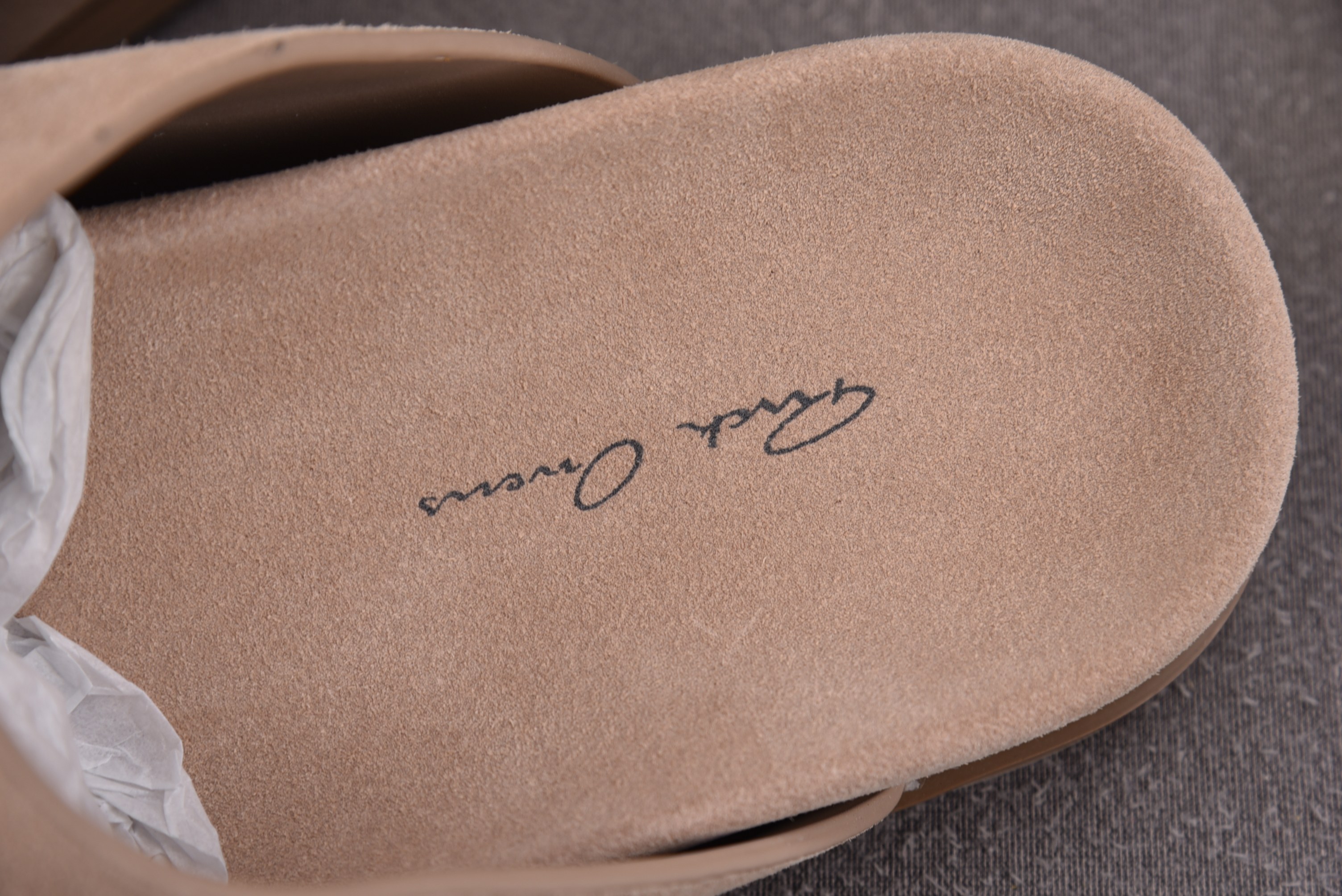 RICK OWENS RO 穆勒包头拖鞋 棕色36-46