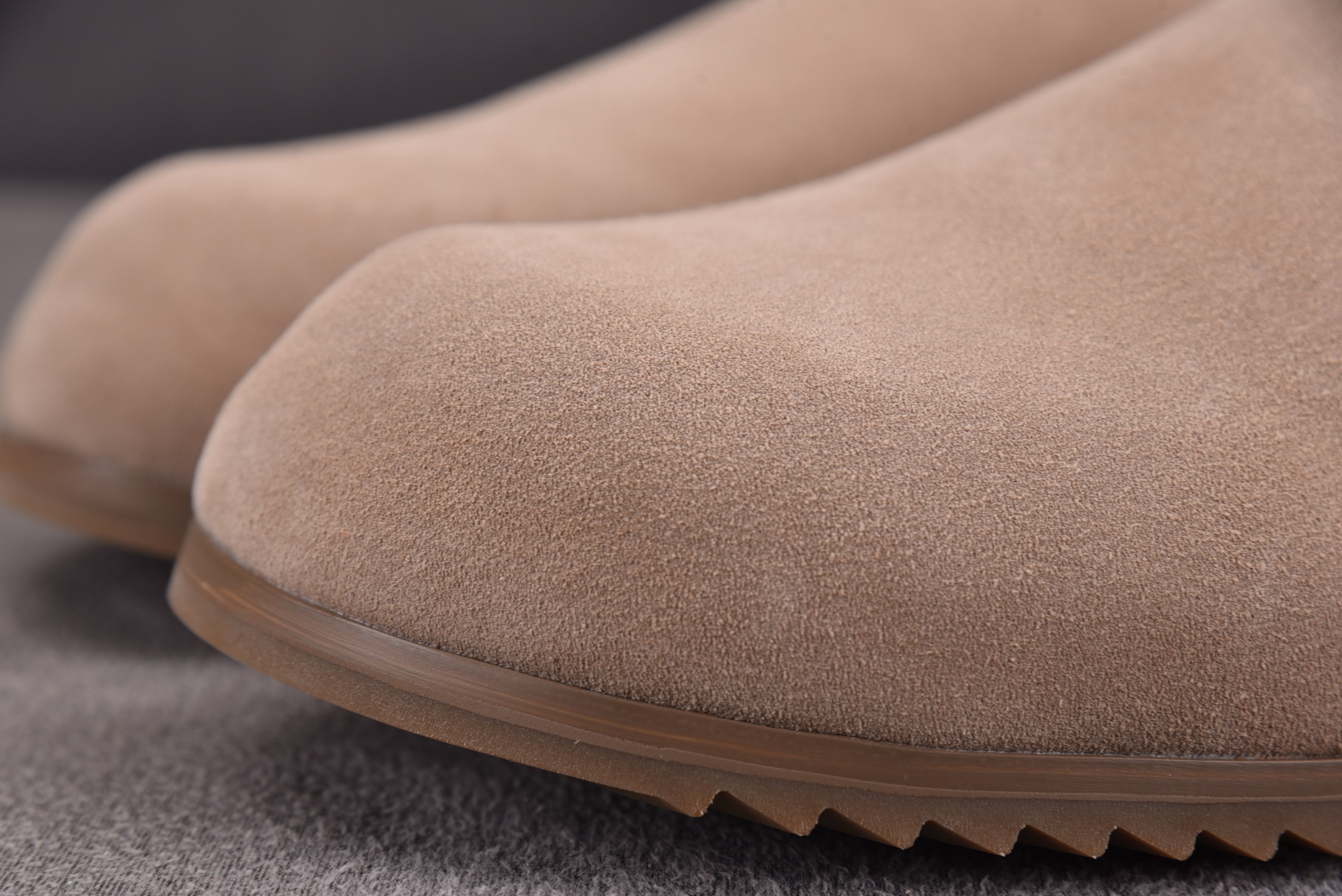 RICK OWENS RO 穆勒包头拖鞋 棕色36-46
