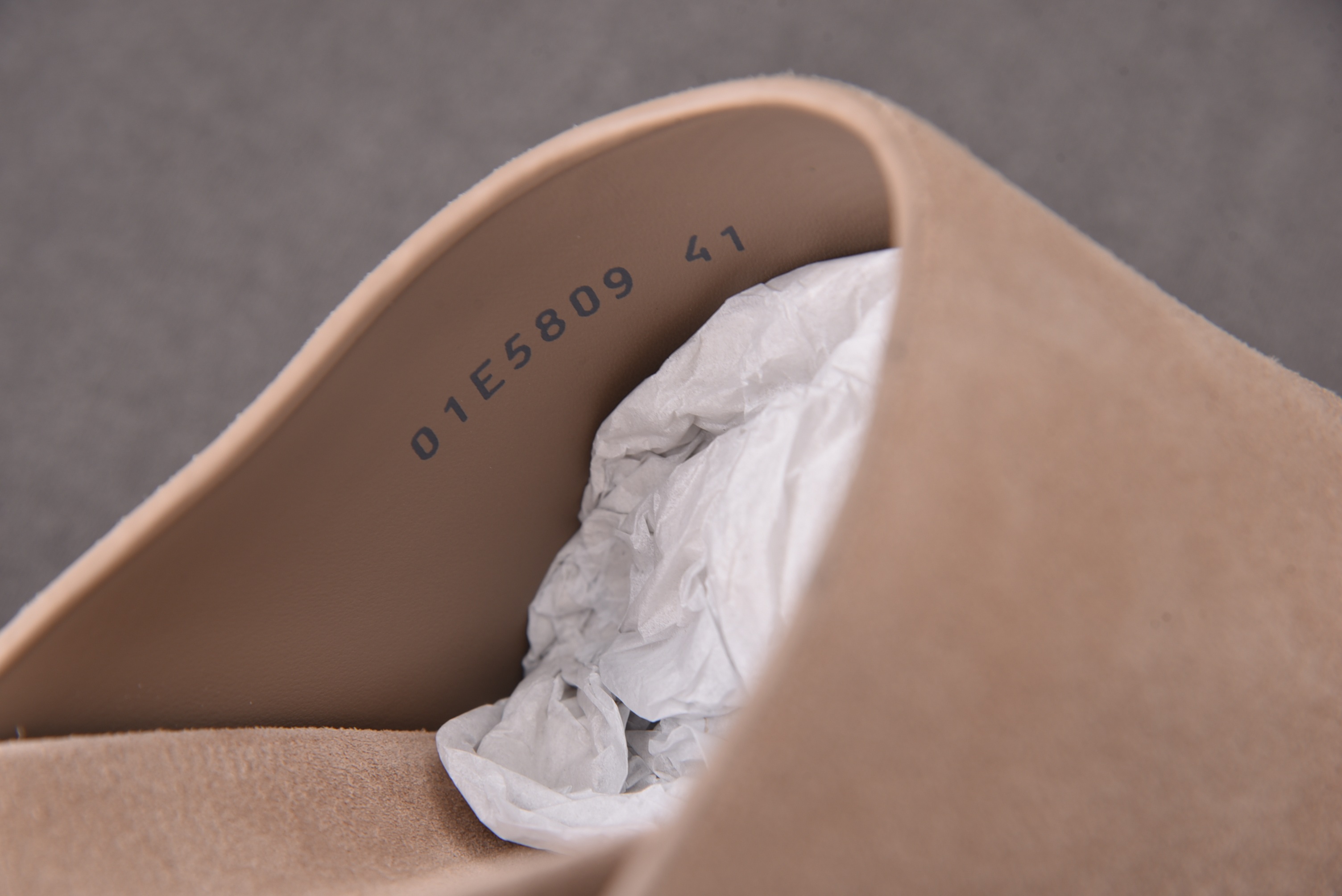 RICK OWENS RO 穆勒包头拖鞋 棕色36-46
