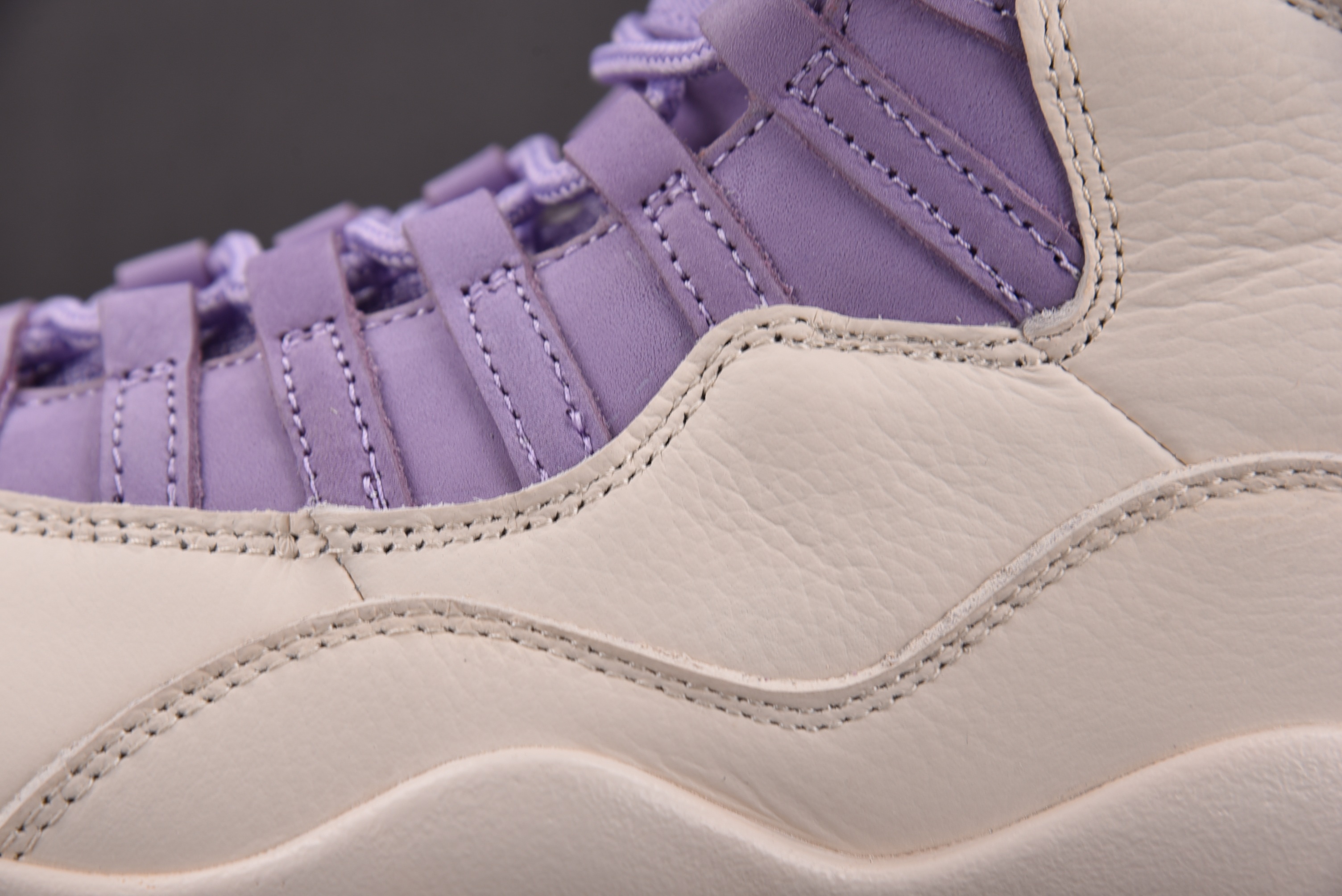 WMNS Air Jordan 10 Hydrangeas 米紫 IQ0388-101 #YZ01338
