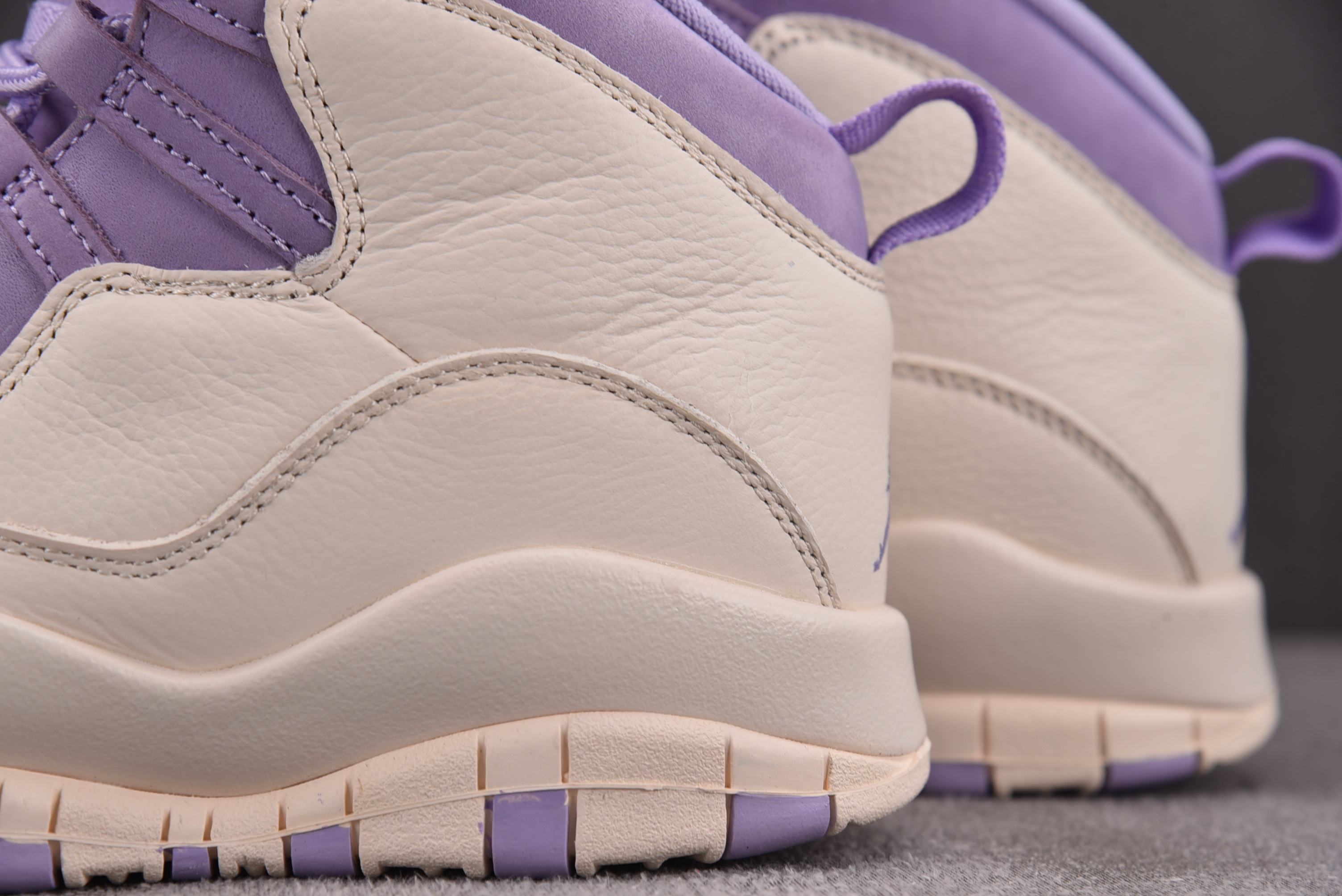WMNS Air Jordan 10 Hydrangeas 米紫 IQ0388-101 #YZ01338