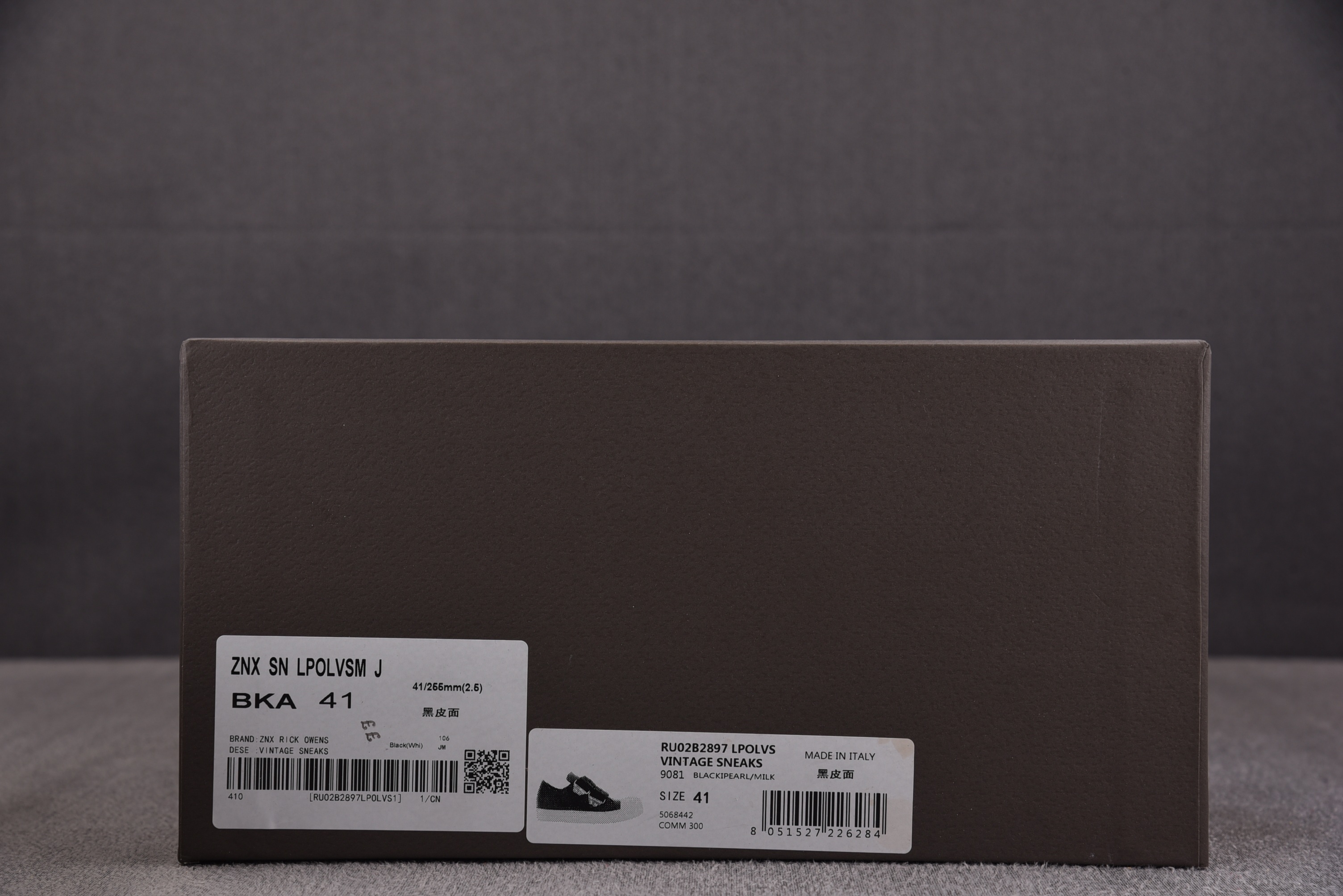 RICK OWENS RO TEMPLE 黑皮40-46