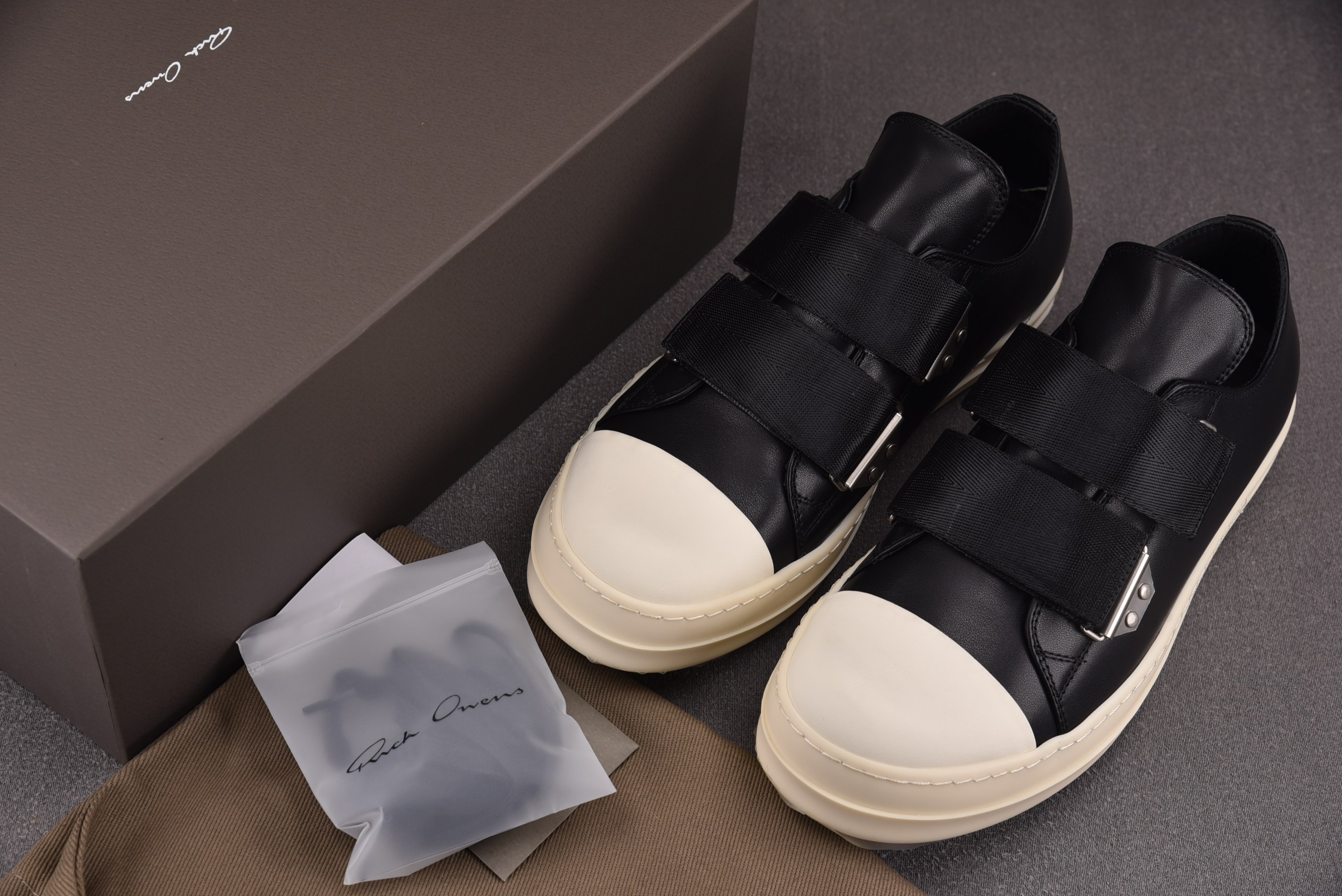 RICK OWENS RO TEMPLE 黑皮40-46