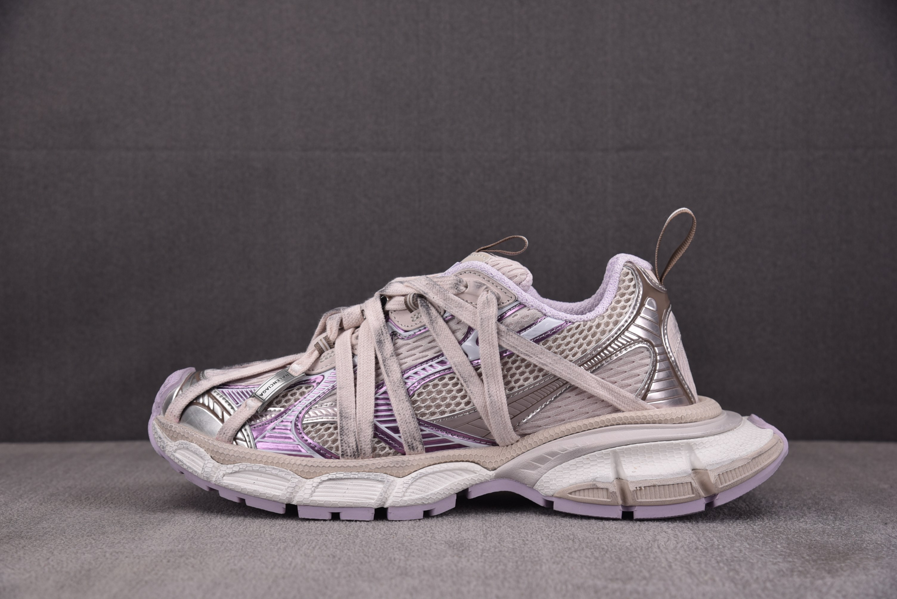 Balenciaga 3XL Extreme Laces B 绑带金属扣 金粉 #YZ018-535-4