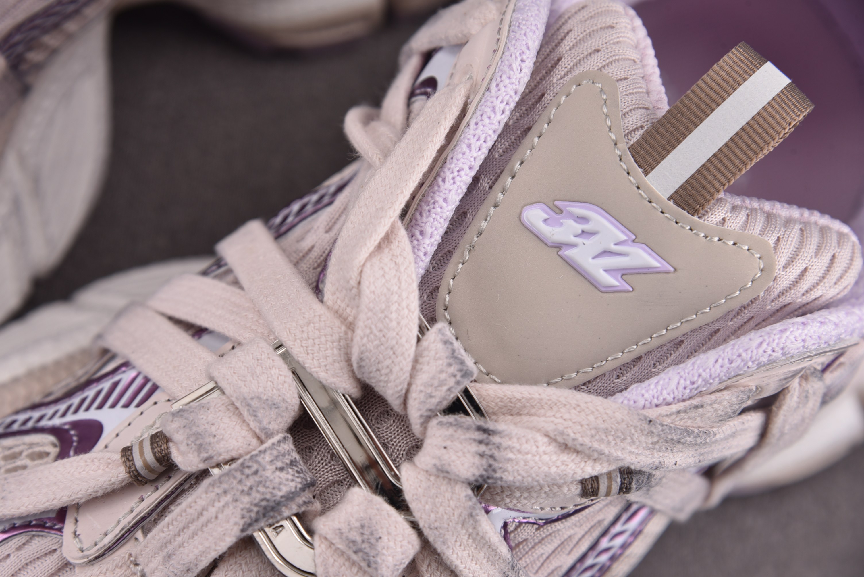 Balenciaga 3XL Extreme Laces B 绑带金属扣 金粉 #YZ018-535-4