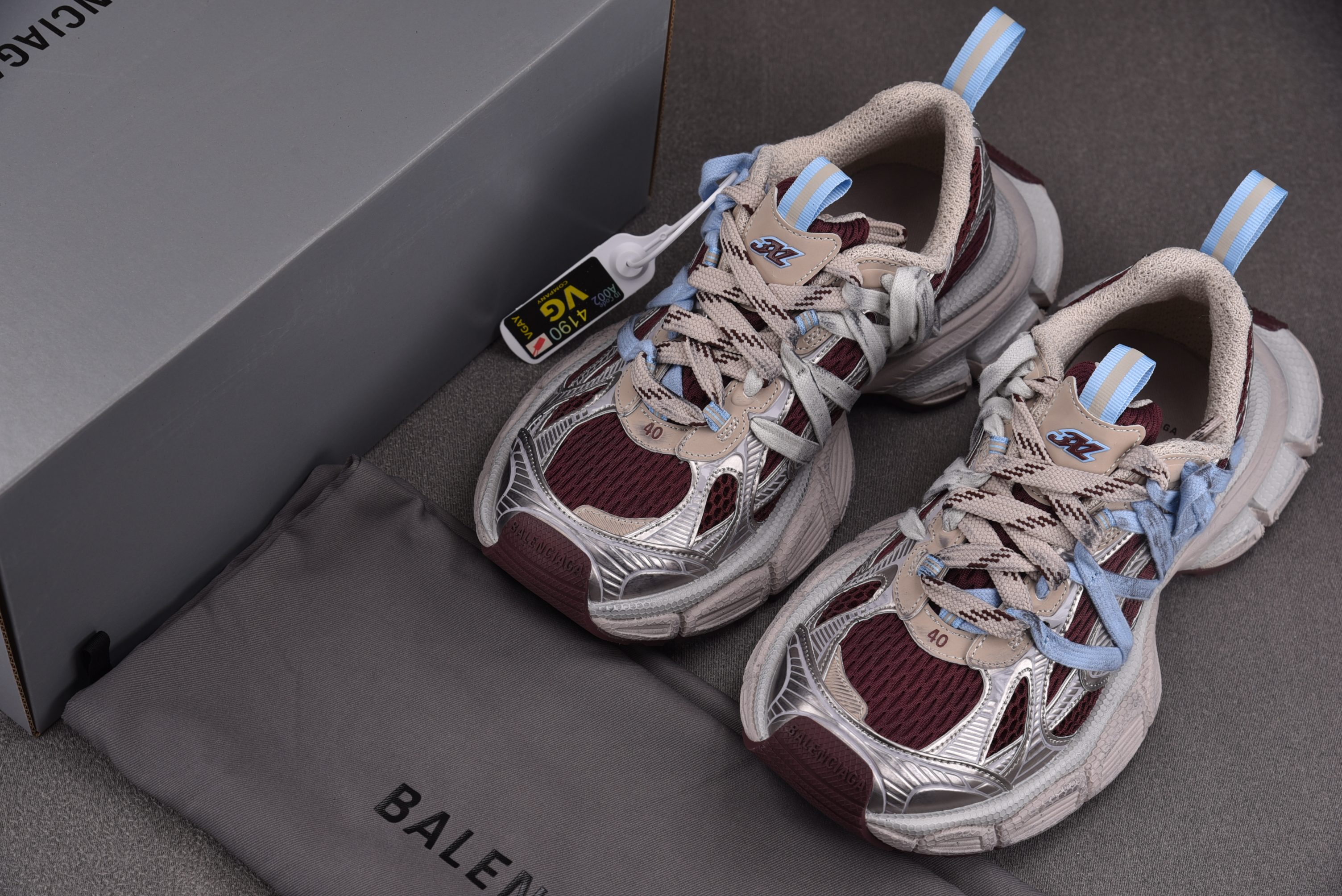 Balenciaga 3XL Interlace 米棕蓝 #YZ018-535-46