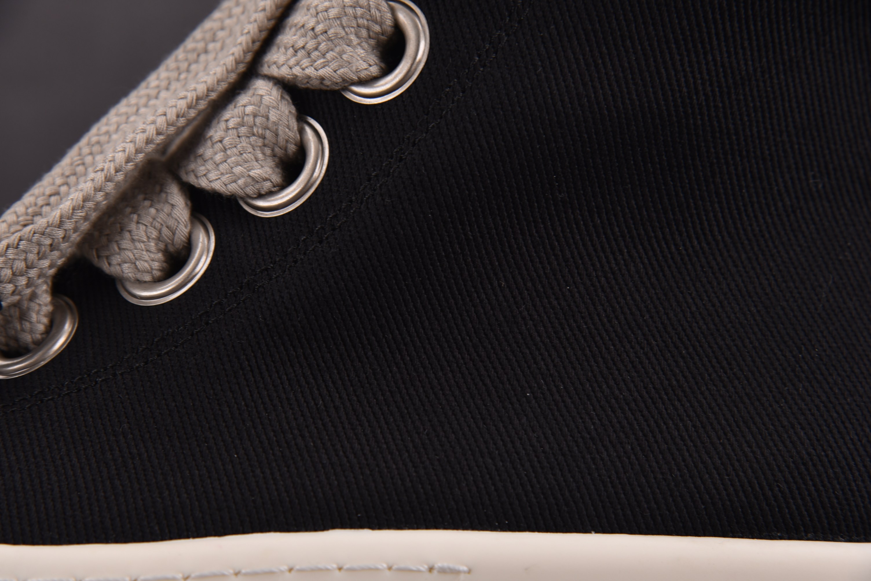 Rick Owens Drkshdw Hollywood 厚底 黑色条纹布36-46