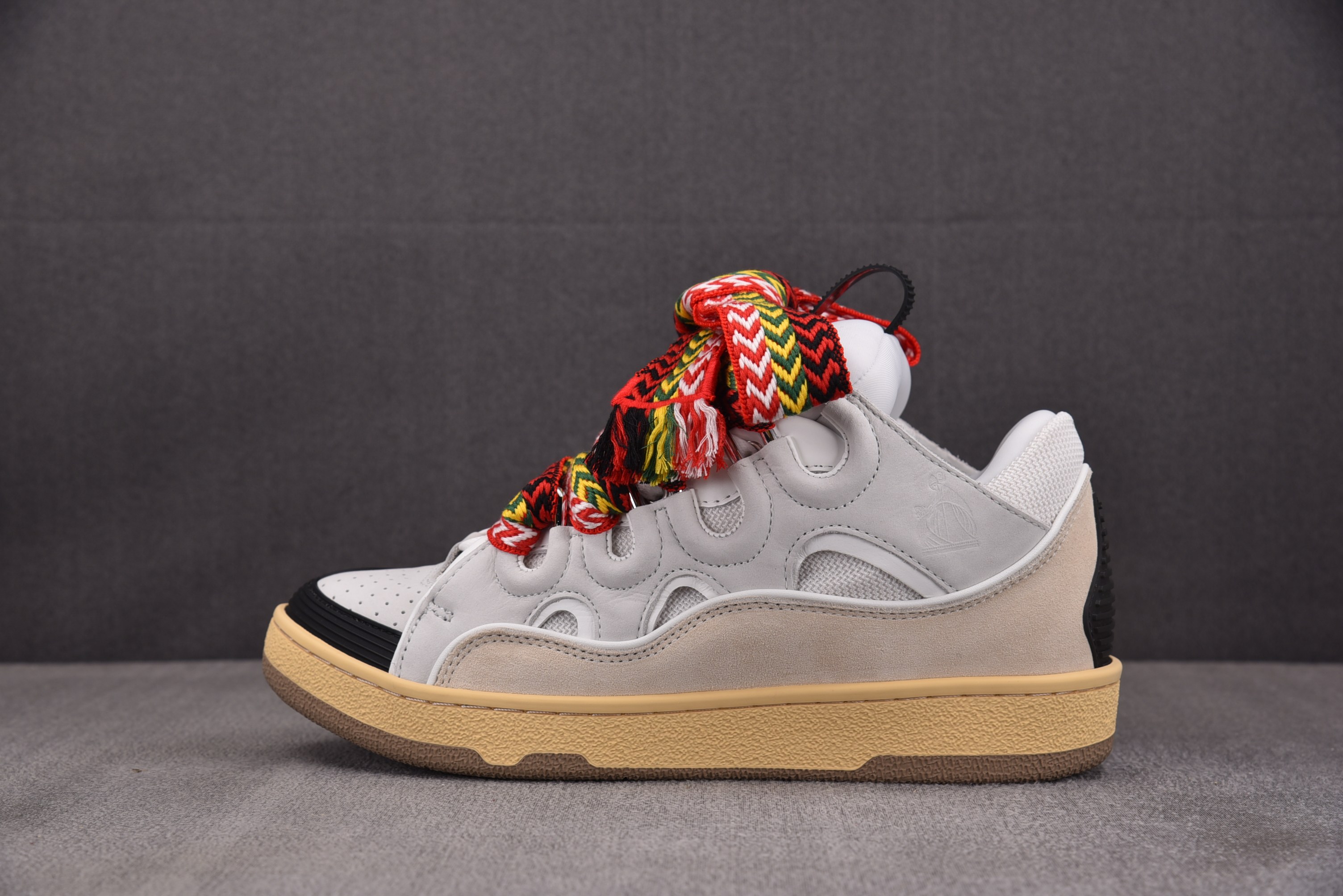 Lanvin Curb Sneakers 白灰 YZ03936-47