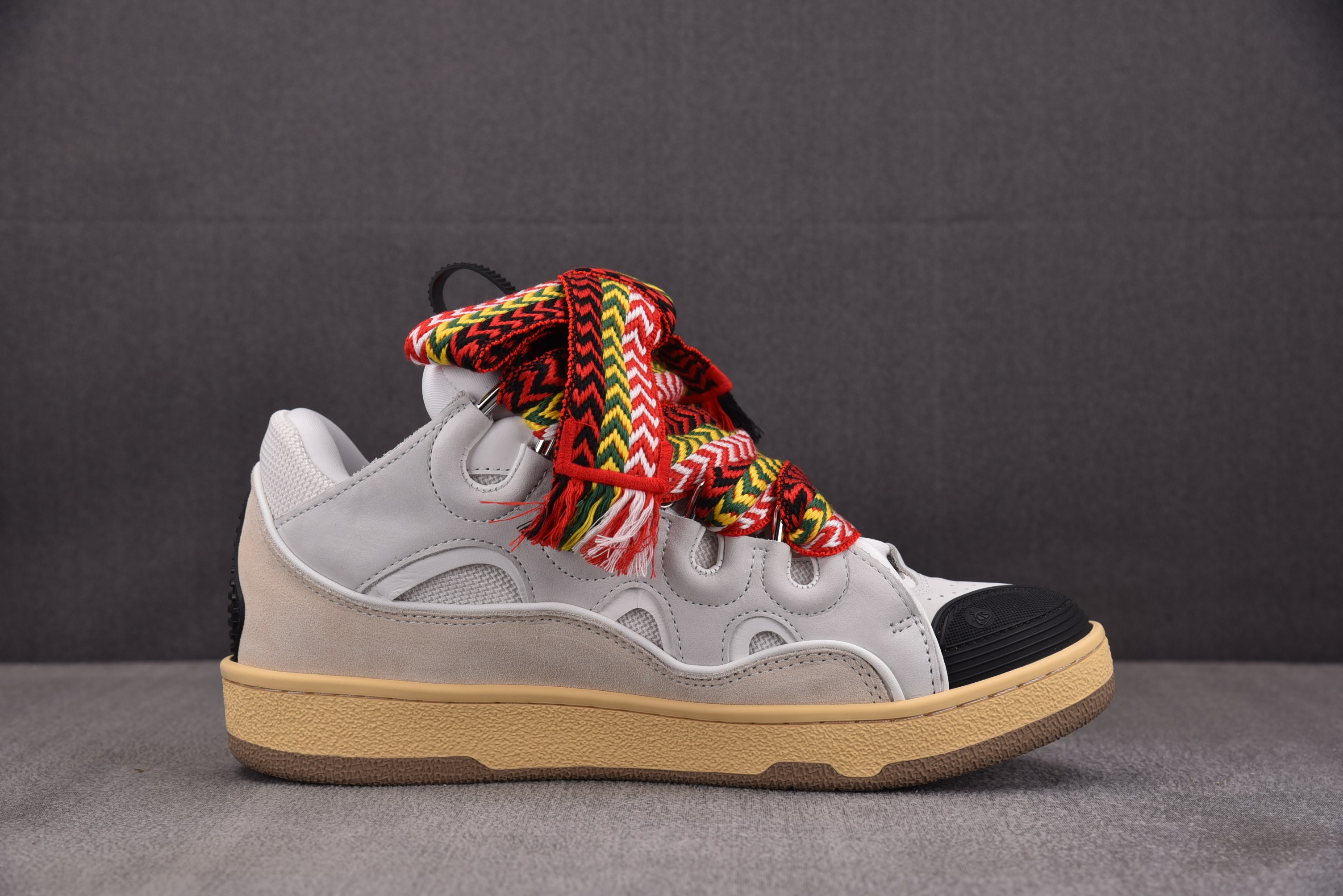 Lanvin Curb Sneakers 白灰 YZ03936-47