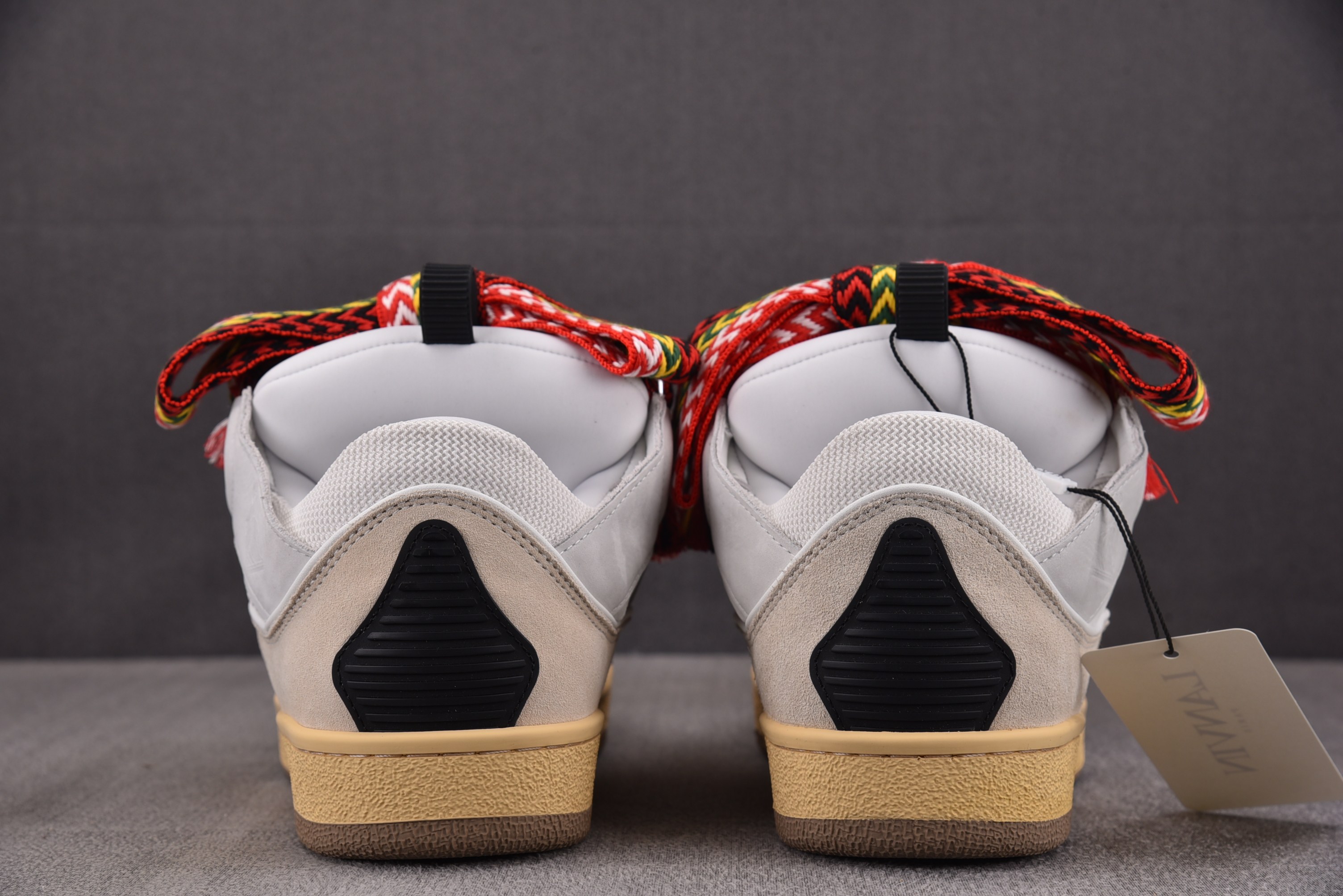 Lanvin Curb Sneakers 白灰 YZ03936-47