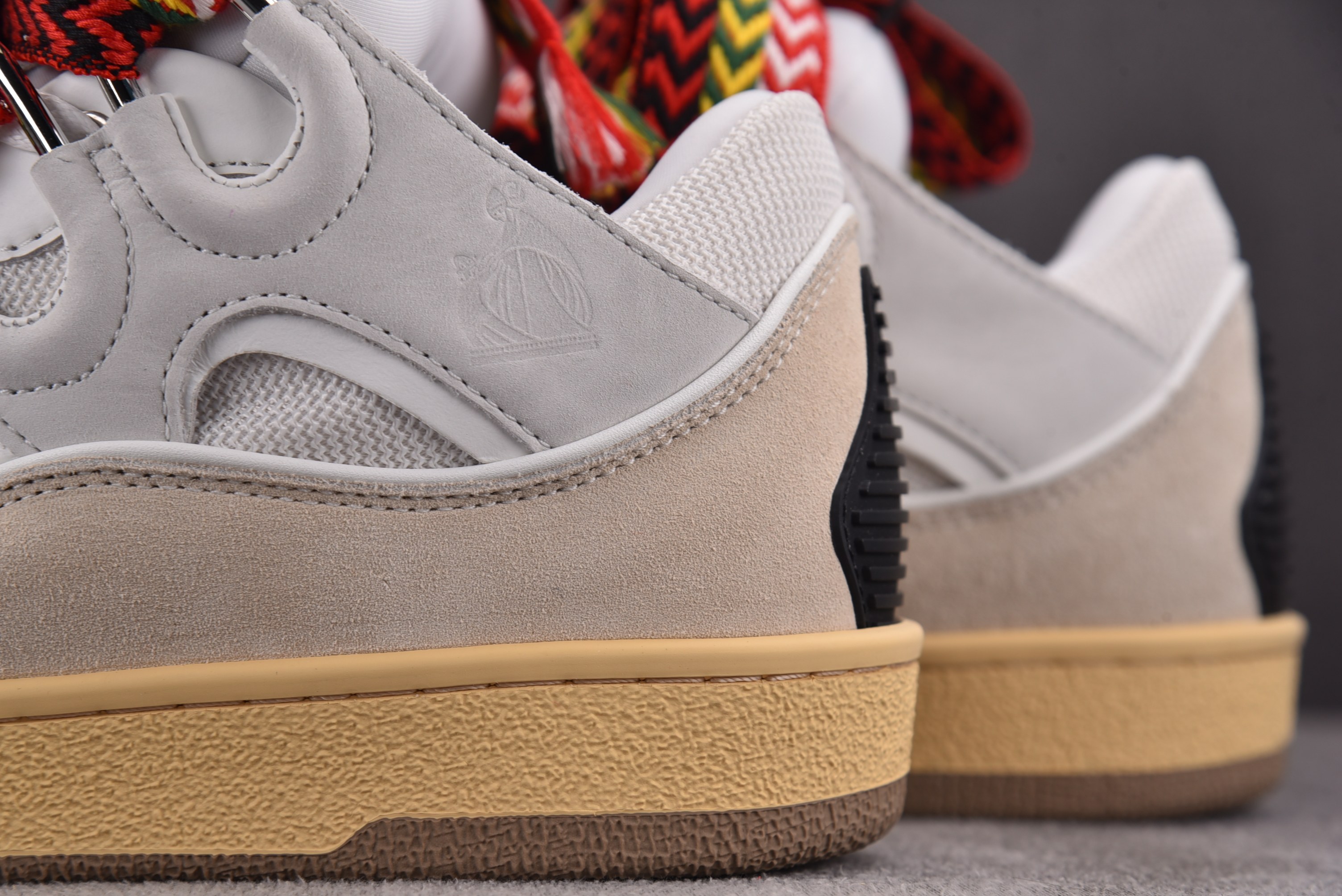 Lanvin Curb Sneakers 白灰 YZ03936-47