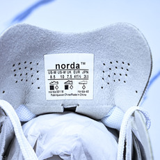 NORDA 001 Anti Slip Wear Resistant 白灰银#YZ00436 36.5 NORDA 001 Anti Slip Wear Resistant 白灰银#YZ00436 36.5