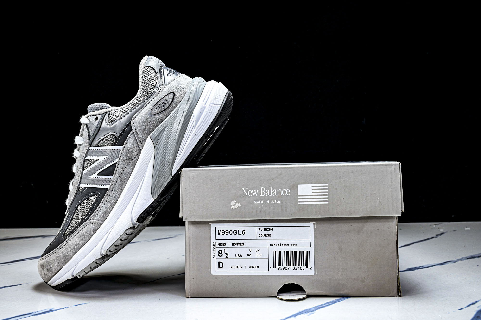 New Balance NB990系列 高端美产复古休闲跑步鞋 M990GL6 #YZ004✦原装版本 