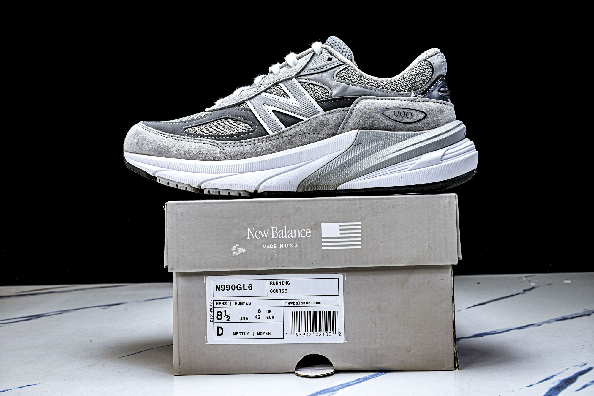 New Balance NB990系列 高端美产复古休闲跑步鞋 M990GL6 #YZ004✦原装版本 