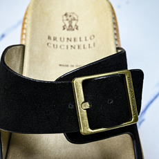 Brunello Cucinelli 男士帆布 绒面革 二字拖鞋 YZ006✦w1.版本 Brunell Brunello Cucinelli 男士帆布 绒面革 二字拖鞋 YZ006✦w1.版本 Brunell