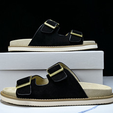 Brunello Cucinelli 男士帆布 绒面革 二字拖鞋 YZ006✦w1.版本 Brunell Brunello Cucinelli 男士帆布 绒面革 二字拖鞋 YZ006✦w1.版本 Brunell