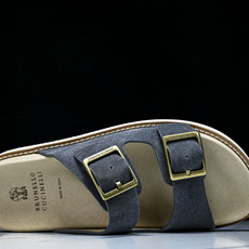 Brunello Cucinelli 男士帆布 绒面革 二字拖鞋_2 YZ006✦w1.版本 Brune Brunello Cucinelli 男士帆布 绒面革 二字拖鞋_2 YZ006✦w1.版本 Brune