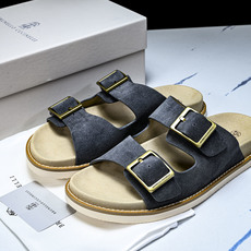Brunello Cucinelli 男士帆布 绒面革 二字拖鞋_2 YZ006✦w1.版本 Brune Brunello Cucinelli 男士帆布 绒面革 二字拖鞋_2 YZ006✦w1.版本 Brune