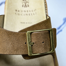 Brunello Cucinelli 男士帆布 绒面革 二字拖鞋_3 YZ006✦w1.版本 Brune Brunello Cucinelli 男士帆布 绒面革 二字拖鞋_3 YZ006✦w1.版本 Brune