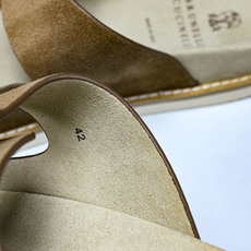 Brunello Cucinelli 男士帆布 绒面革 二字拖鞋_3 YZ006✦w1.版本 Brune Brunello Cucinelli 男士帆布 绒面革 二字拖鞋_3 YZ006✦w1.版本 Brune