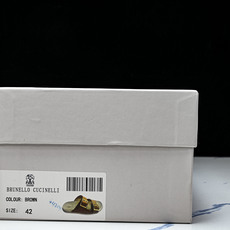 Brunello Cucinelli 男士帆布 绒面革 二字拖鞋_3 YZ006✦w1.版本 Brune Brunello Cucinelli 男士帆布 绒面革 二字拖鞋_3 YZ006✦w1.版本 Brune