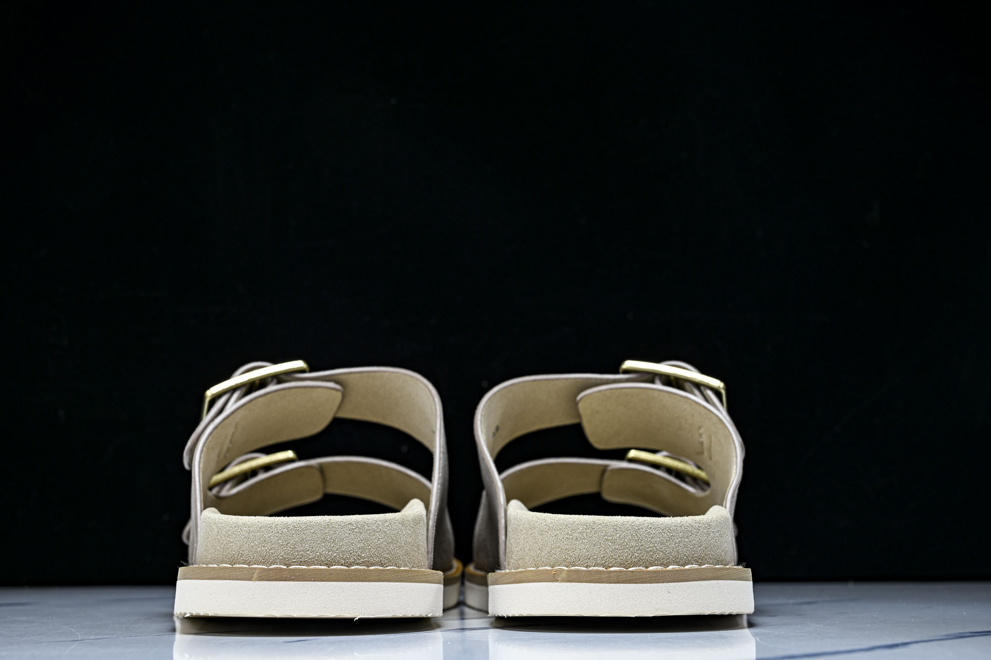 Brunello Cucinelli 男士帆布 绒面革 二字拖鞋_4 YZ006✦w1.版本 Brune