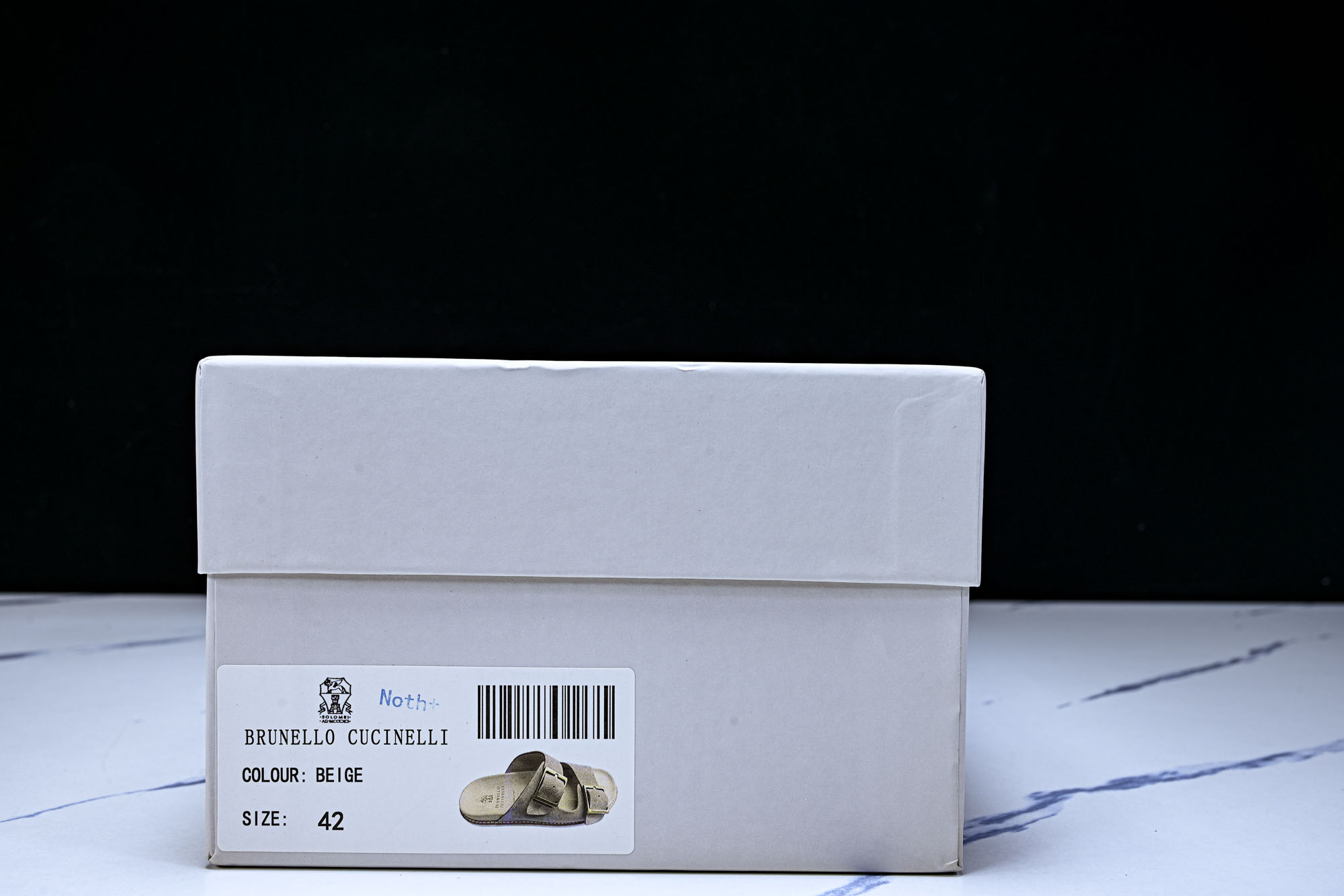 Brunello Cucinelli 男士帆布 绒面革 二字拖鞋_4 YZ006✦w1.版本 Brune