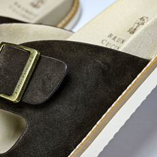 Brunello Cucinelli 男士帆布 绒面革 二字拖鞋_5YZ006✦w1.版本 Brunel Brunello Cucinelli 男士帆布 绒面革 二字拖鞋_5YZ006✦w1.版本 Brunel