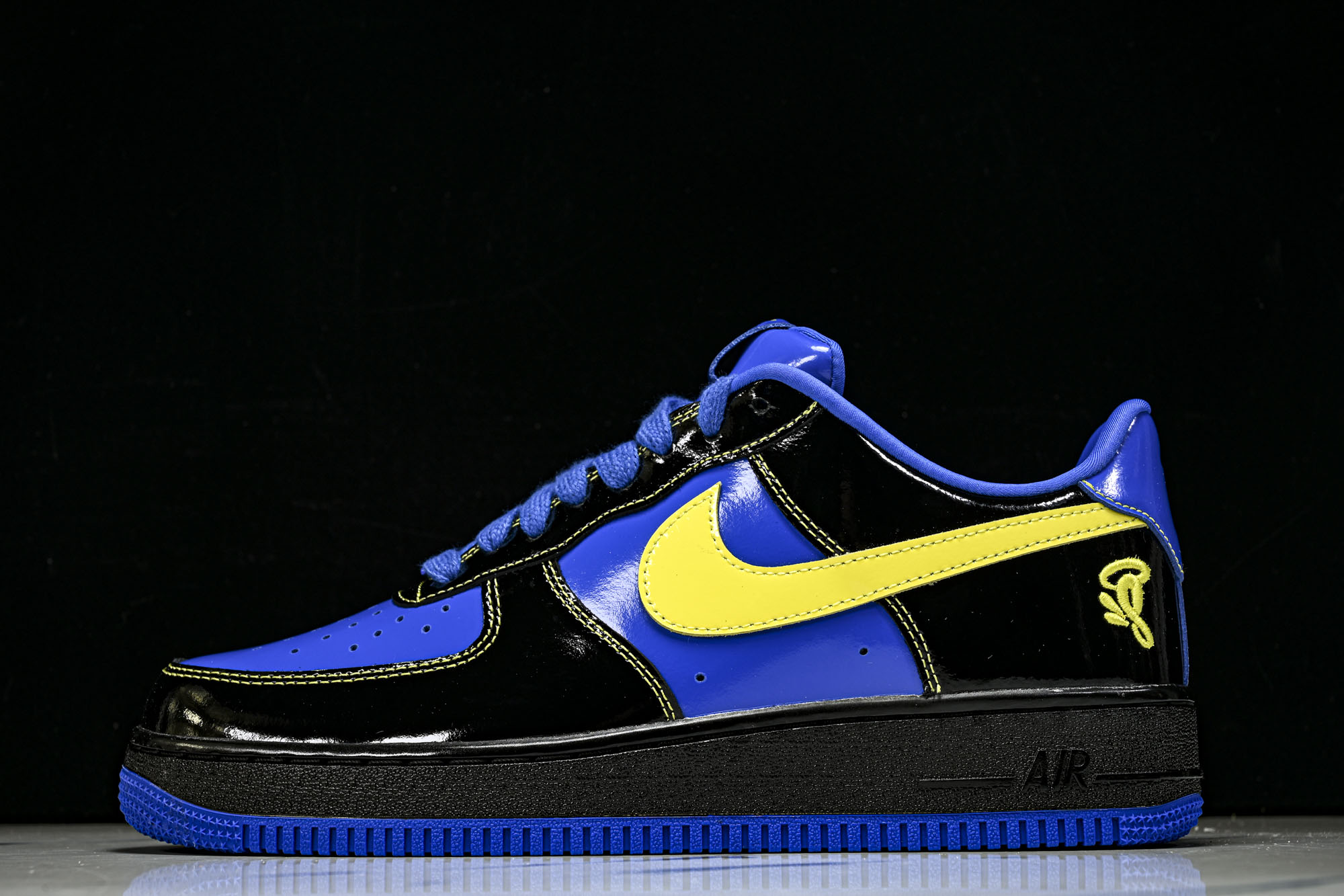 Central Cee x Nike Air Force 1 Low _Racer Blue_ 黑黄蓝漆