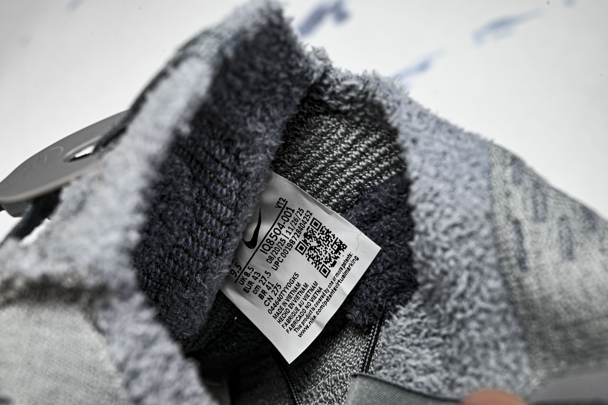 Fragment Design x NK Mind 002 藤原浩联名 足底按摩舒适运动休闲训练鞋IQ8