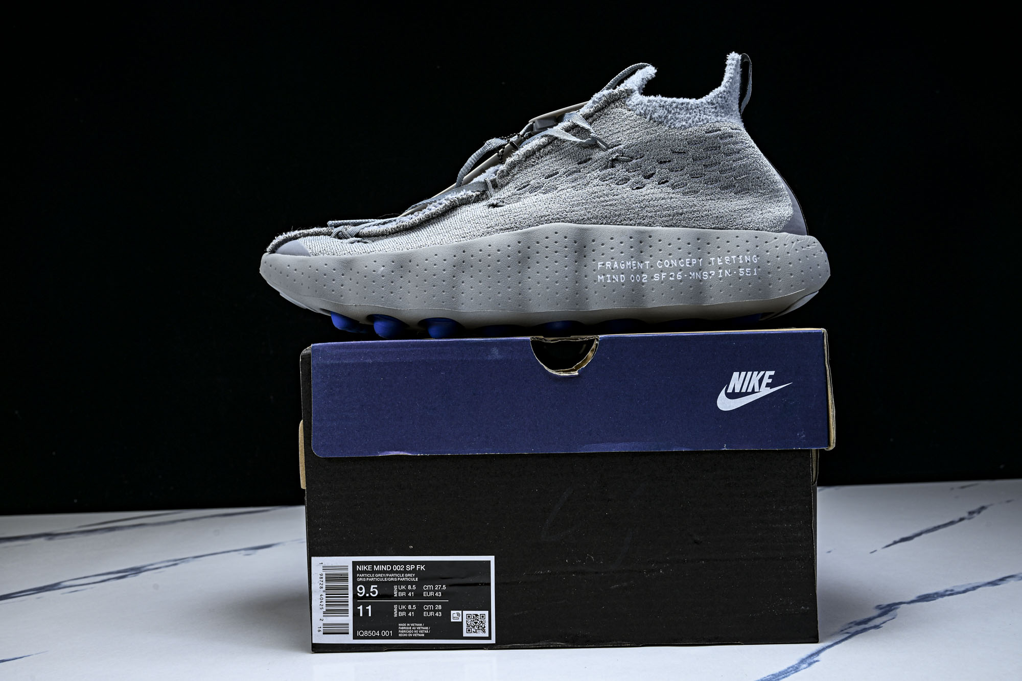 Fragment Design x NK Mind 002 藤原浩联名 足底按摩舒适运动休闲训练鞋IQ8