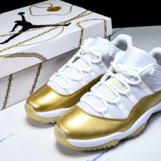 Air Jordan 11 Low _Metallic Gold_ AJ11 乔11白金 AH7860- Air Jordan 11 Low _Metallic Gold_ AJ11 乔11白金 AH7860-