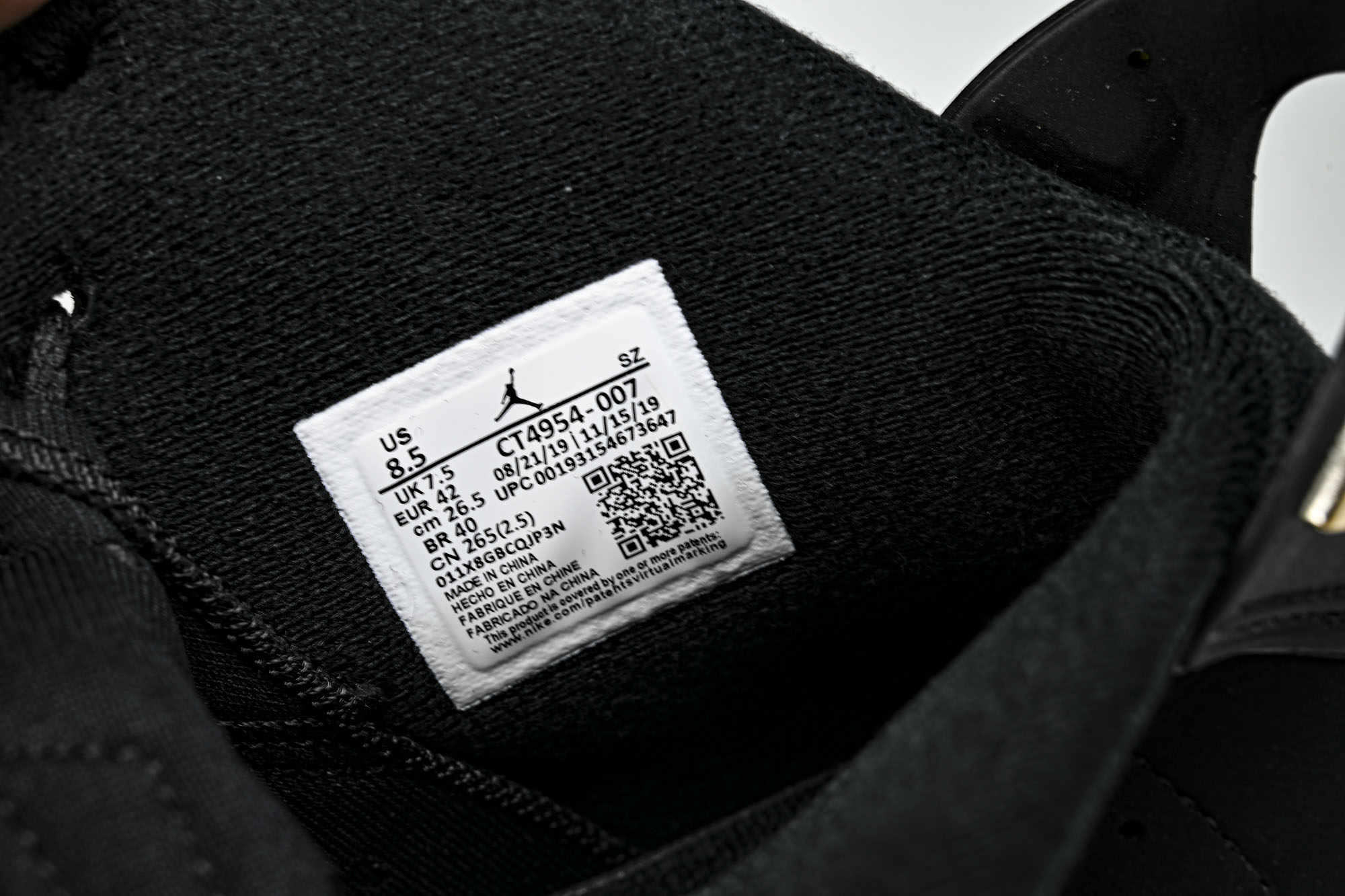 Air Jordan 6 _DMP_ AJ6 乔6黑金 男子文化篮球鞋 CT4954-007 YZ039