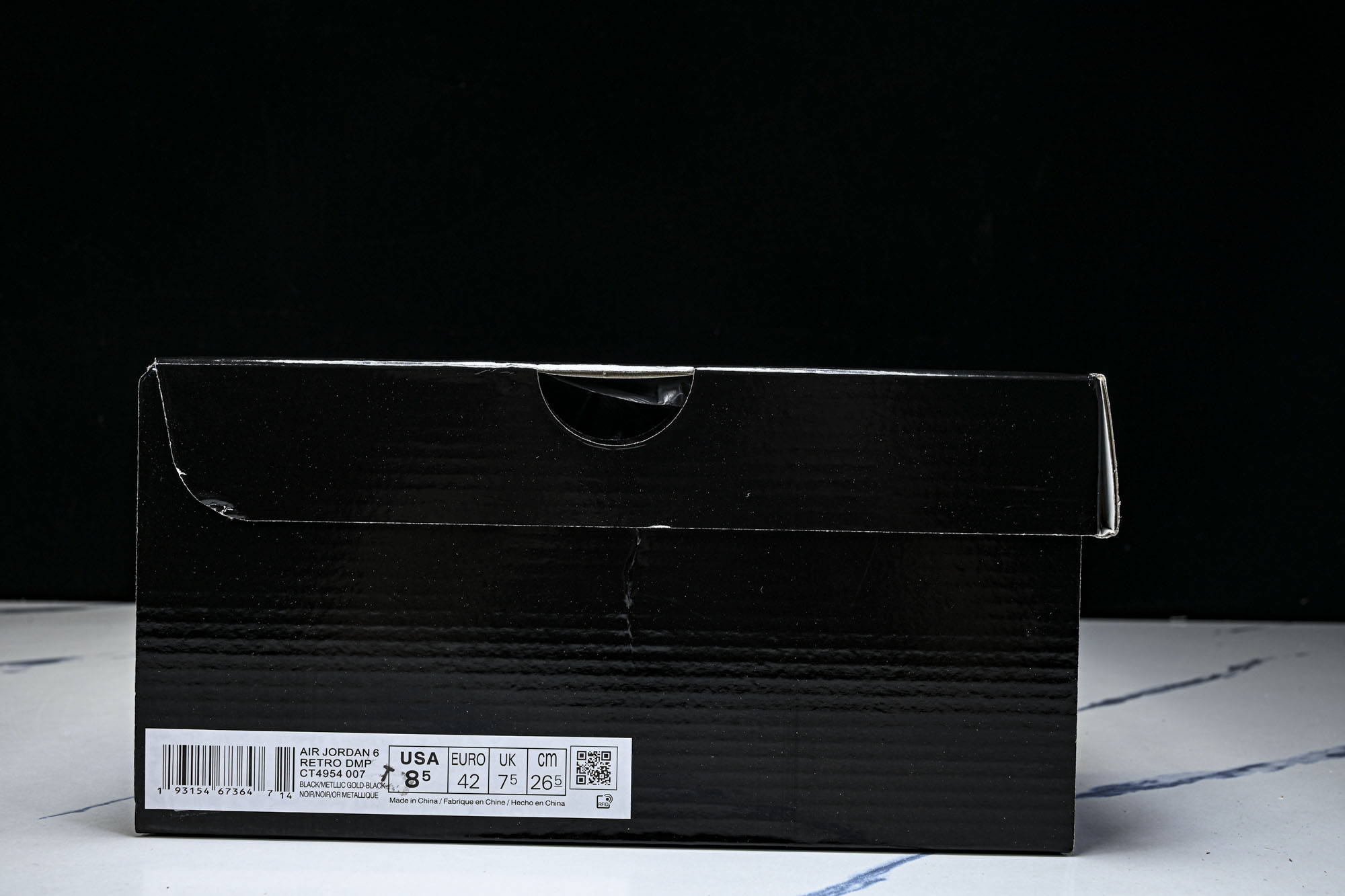 Air Jordan 6 _DMP_ AJ6 乔6黑金 男子文化篮球鞋 CT4954-007 YZ039