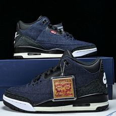 Air Jordan3 x Levi's AJ3李维斯联名牛仔蓝男子运动鞋IH7959-400 YZ02 Air Jordan3 x Levi's AJ3李维斯联名牛仔蓝男子运动鞋IH7959-400 YZ02
