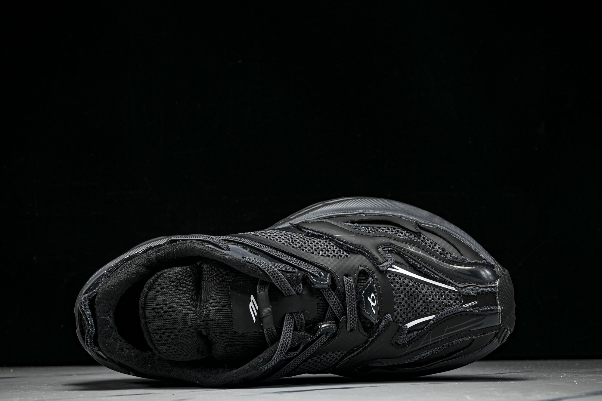 Balenciaga Jet 巴黎世家压纹印花圆头厚底低帮老爹鞋 YZ018-5✦新品 原配套鞋盒 鞋带