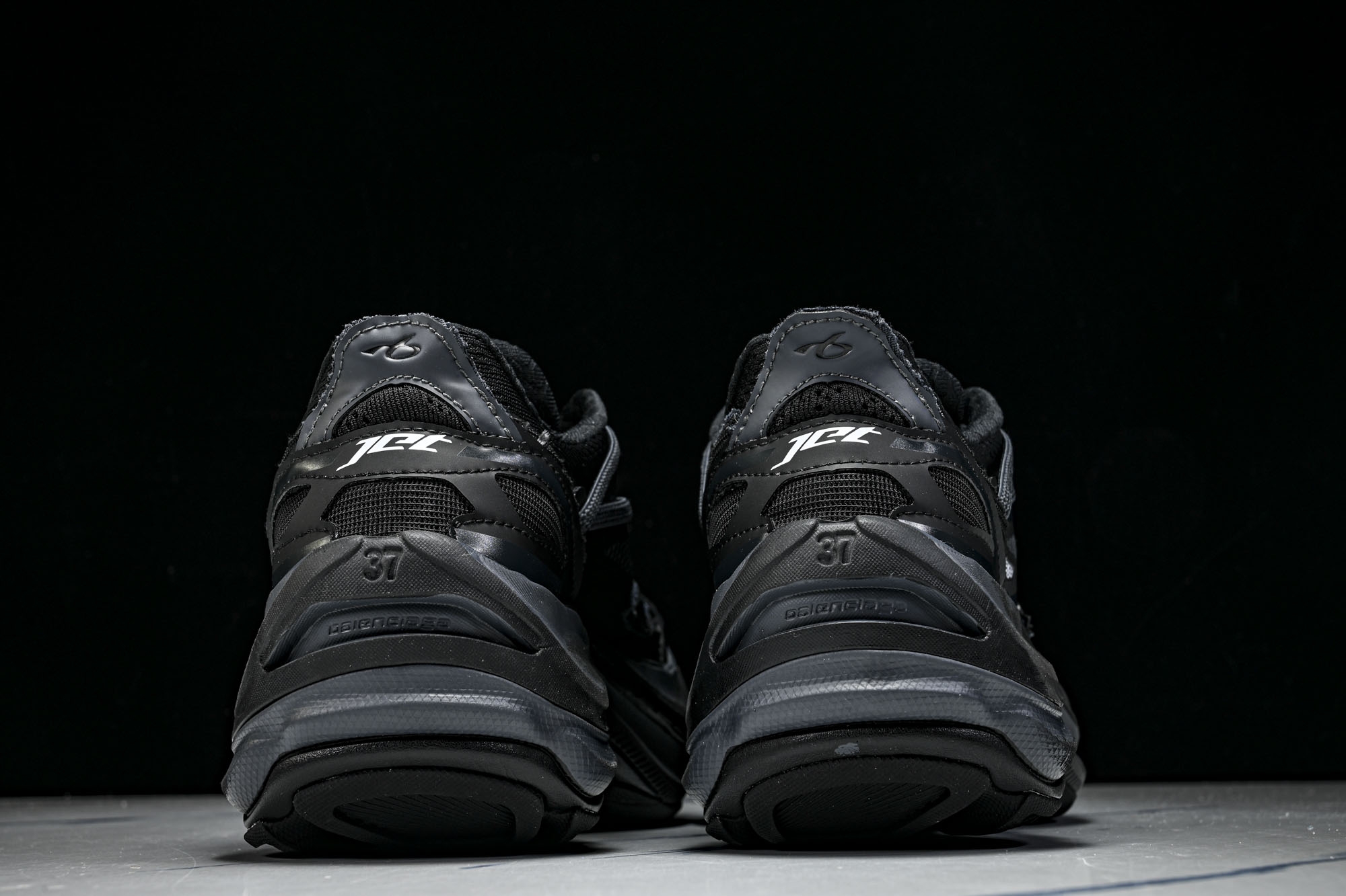 Balenciaga Jet 巴黎世家压纹印花圆头厚底低帮老爹鞋 YZ018-5✦新品 原配套鞋盒 鞋带