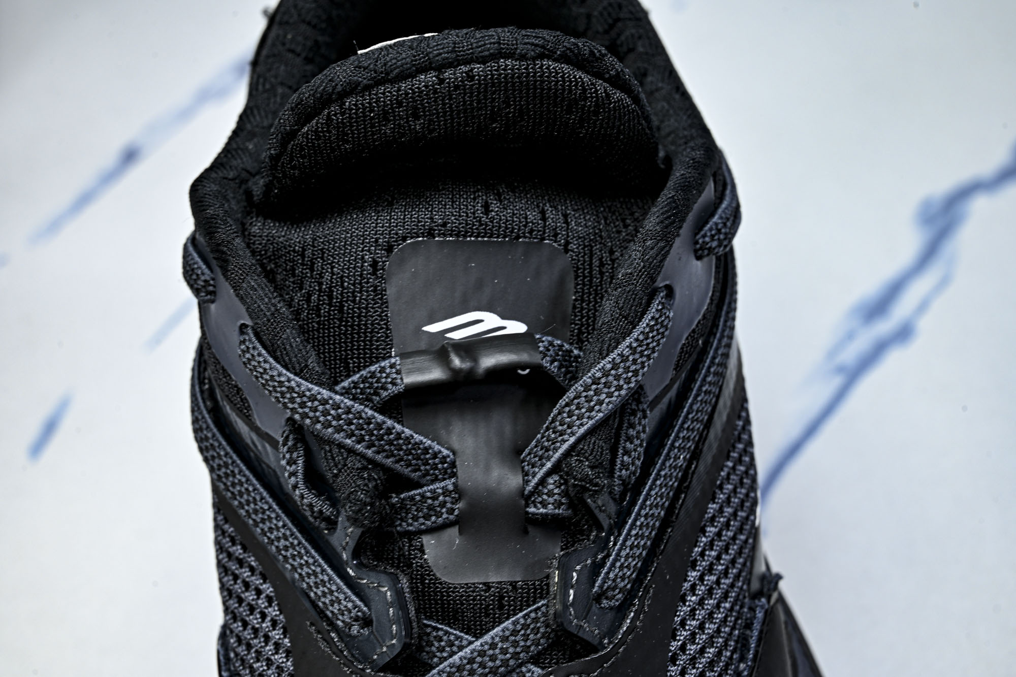 Balenciaga Jet 巴黎世家压纹印花圆头厚底低帮老爹鞋 YZ018-5✦新品 原配套鞋盒 鞋带