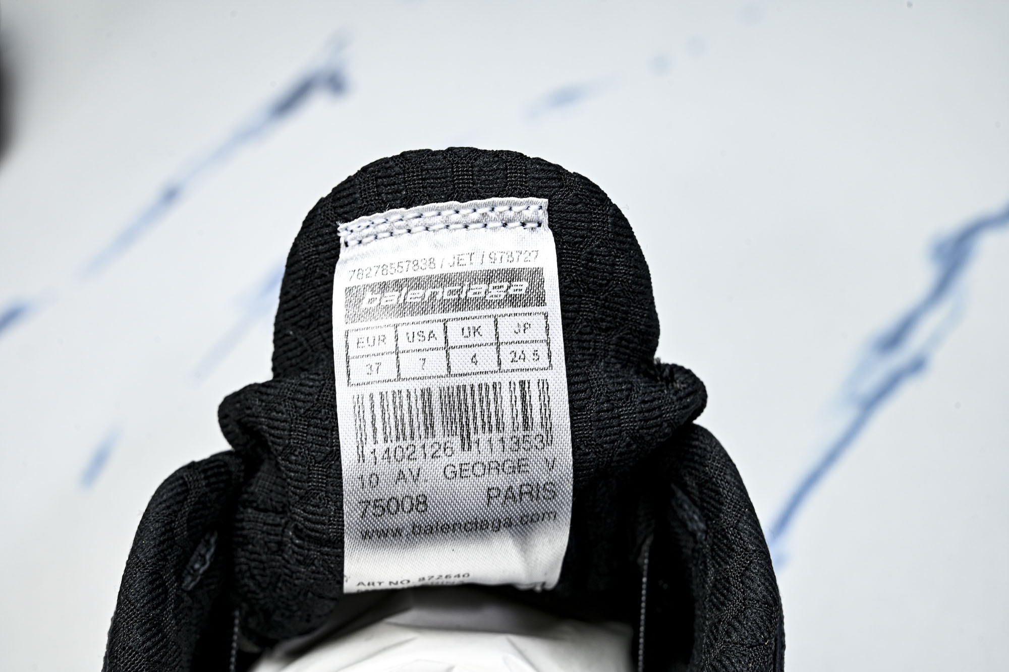 Balenciaga Jet 巴黎世家压纹印花圆头厚底低帮老爹鞋 YZ018-5✦新品 原配套鞋盒 鞋带