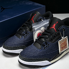 Air Jordan3 x Levi's AJ3李维斯联名牛仔蓝男子运动鞋IH7959-400 YZ00 Air Jordan3 x Levi's AJ3李维斯联名牛仔蓝男子运动鞋IH7959-400 YZ00
